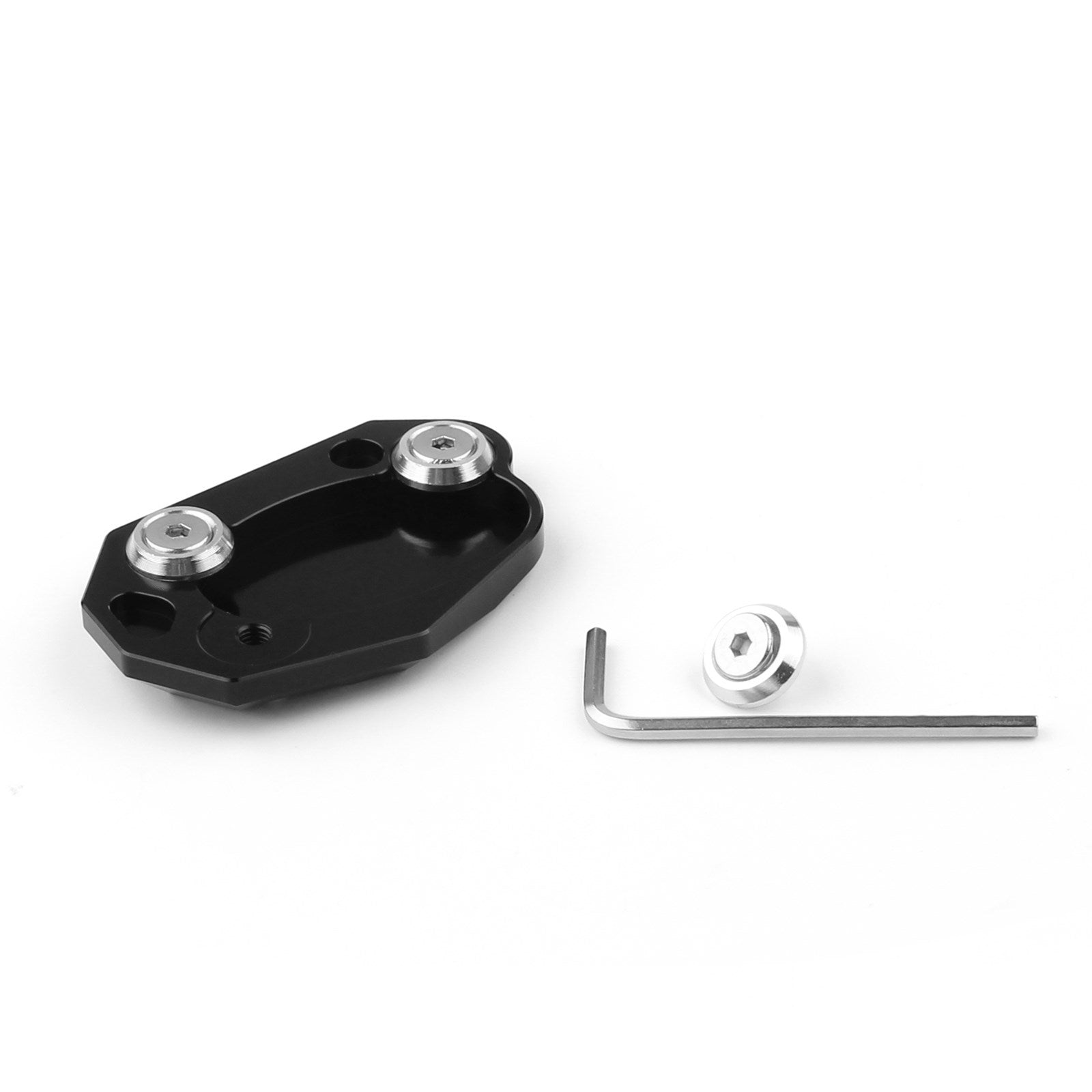 Side Stand Kickstand Plate Pad For Kawasaki ZX 6R 10R Z1000 ER6N/F Z800 VERSYS B