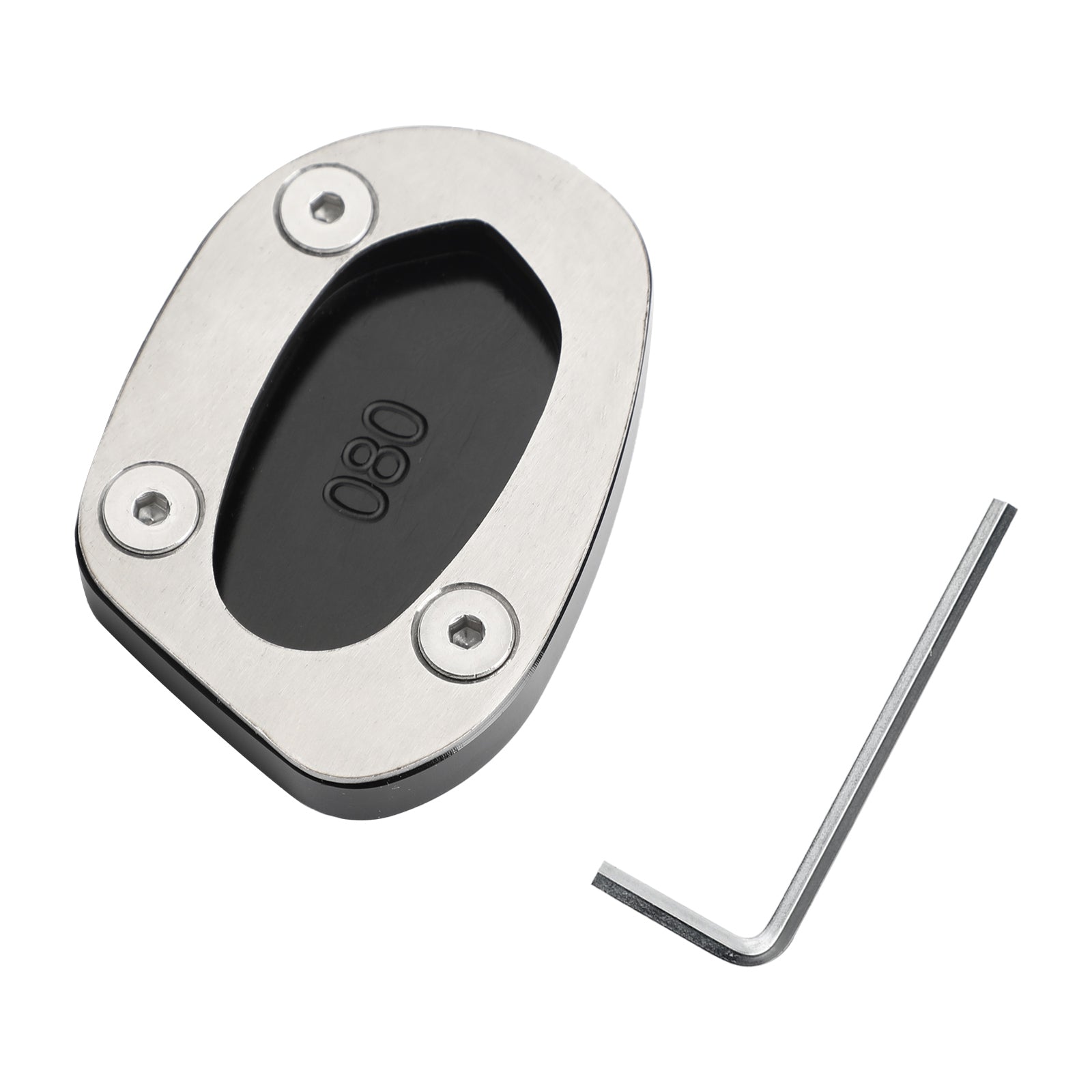 Kickstand Sidestand Enlarge Plate Pad CNC Aluminium Alloy for Triumph Speed Twin 1200 2019-2020