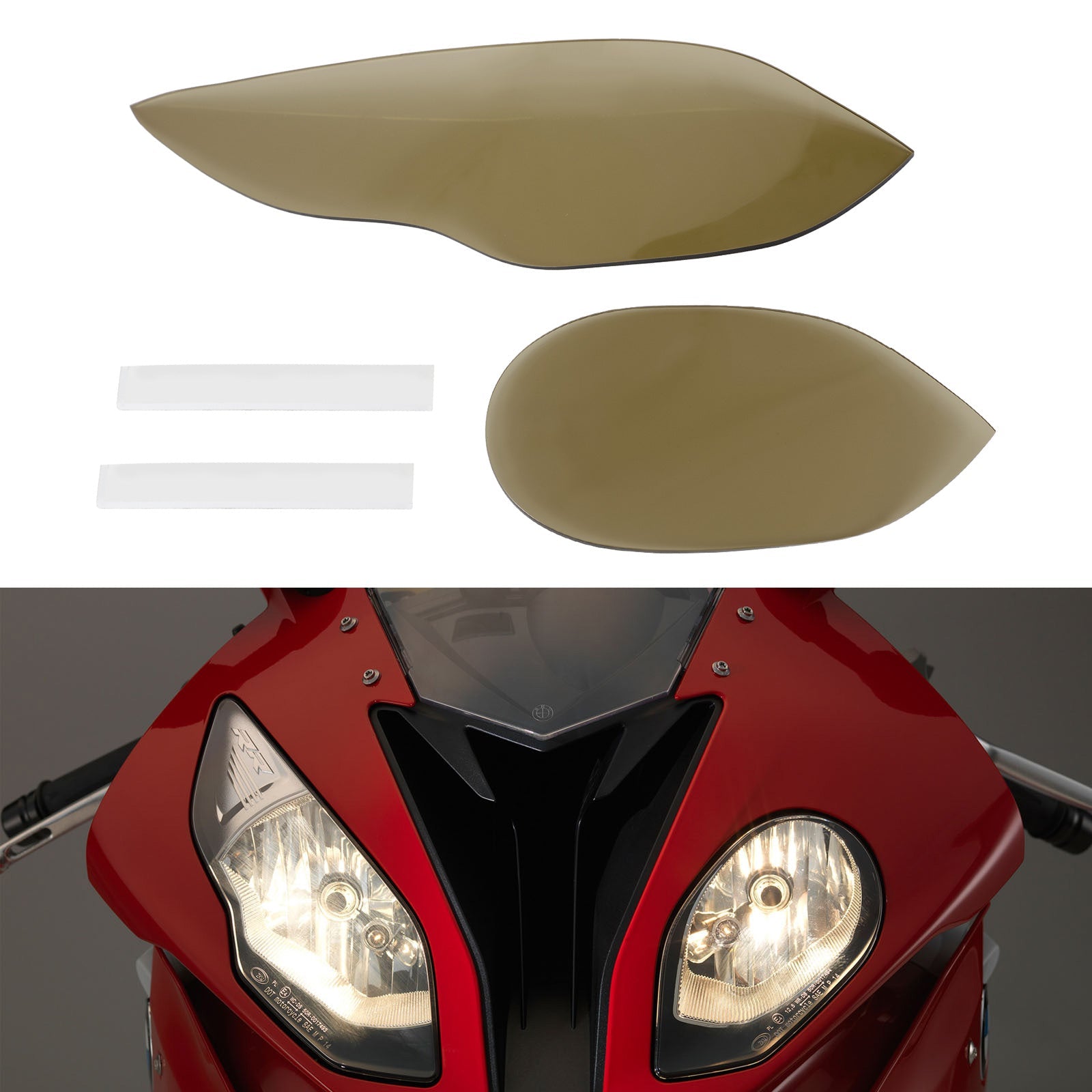 2015-2018 Bmw S1000Rr Front Lamp Lens Headlight Lens Protection Generic