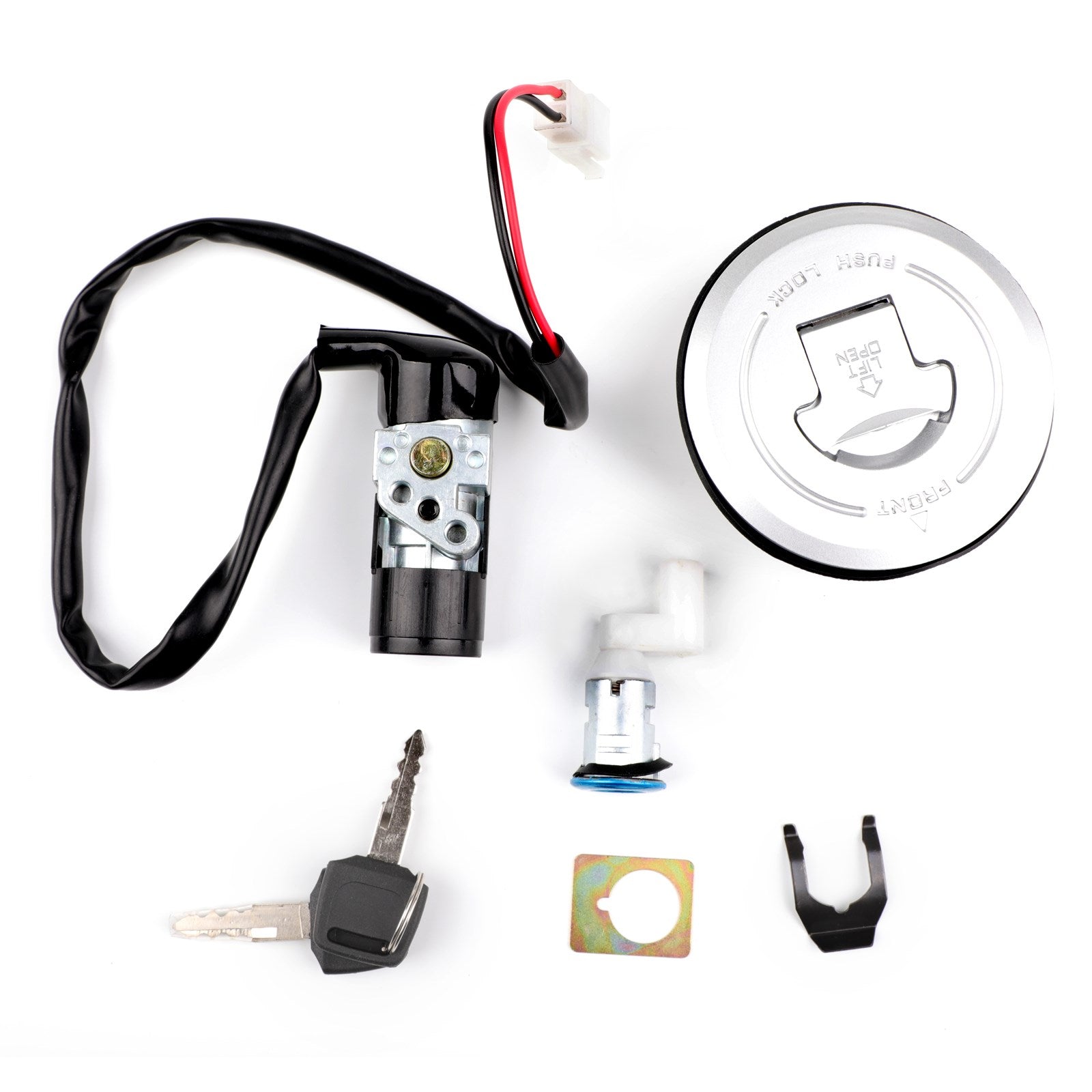 Ignition Switch Fuel Gas Cap Seat Lock Key Set 35010-KPP-860 For Honda CBR125RW 2005-2010
