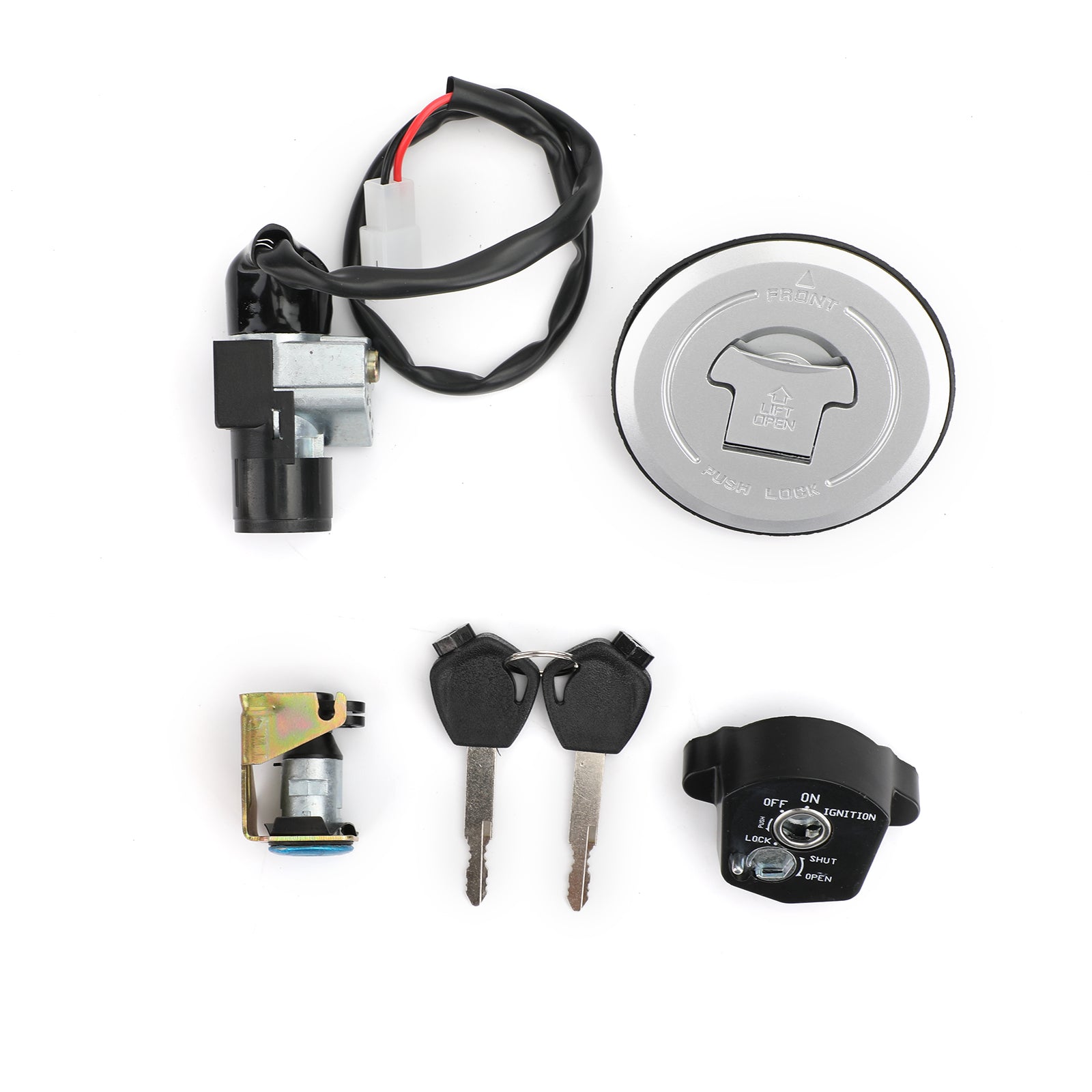 2012-2016 Honda CBR125RS Ignition Switch Fuel Gas Cap Seat Lock Key 35010-KTY-H50 Generic