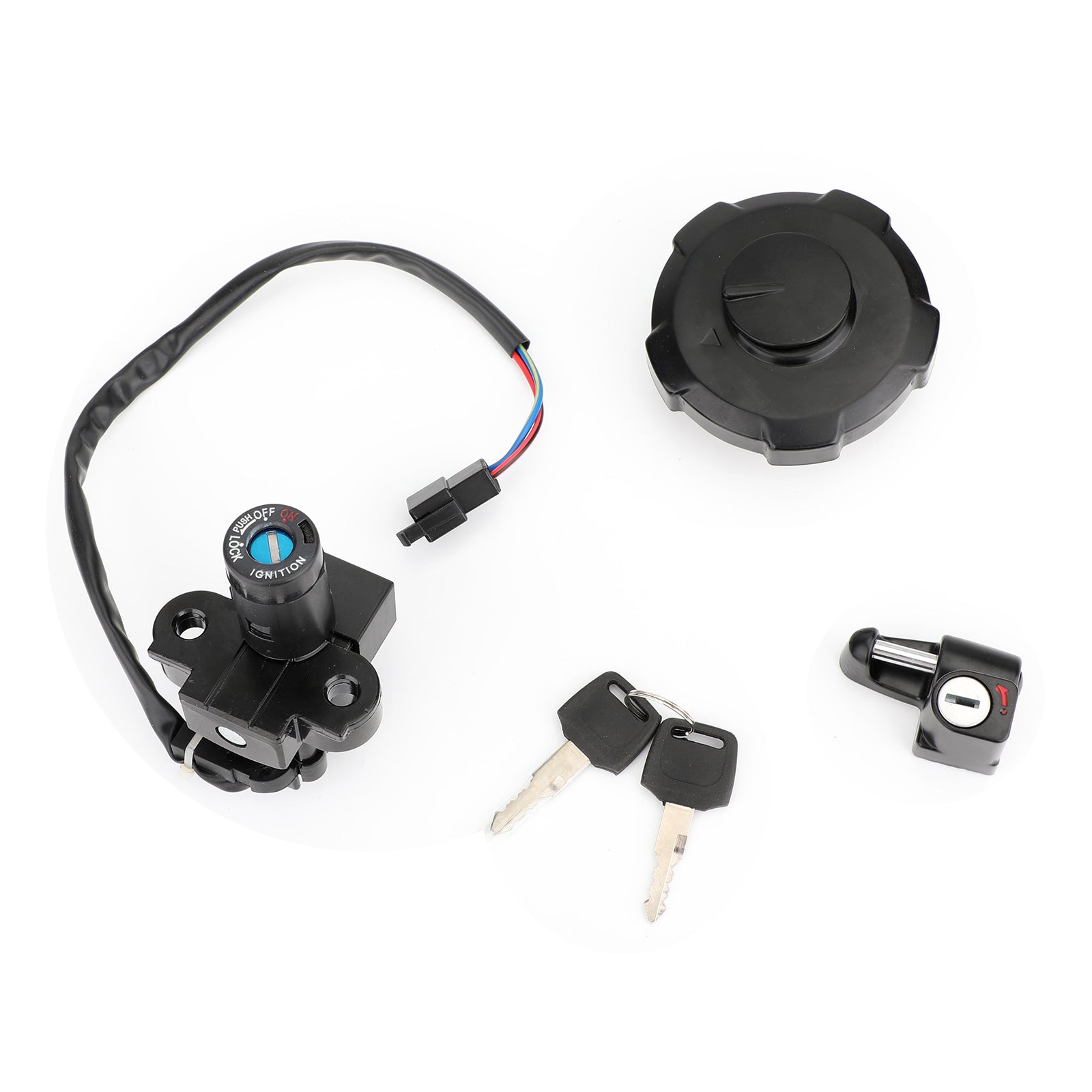 Ignition Key Switch Fuel Cap Helmet Lock Set For Honda XR650L XR650 L 1997-2025
