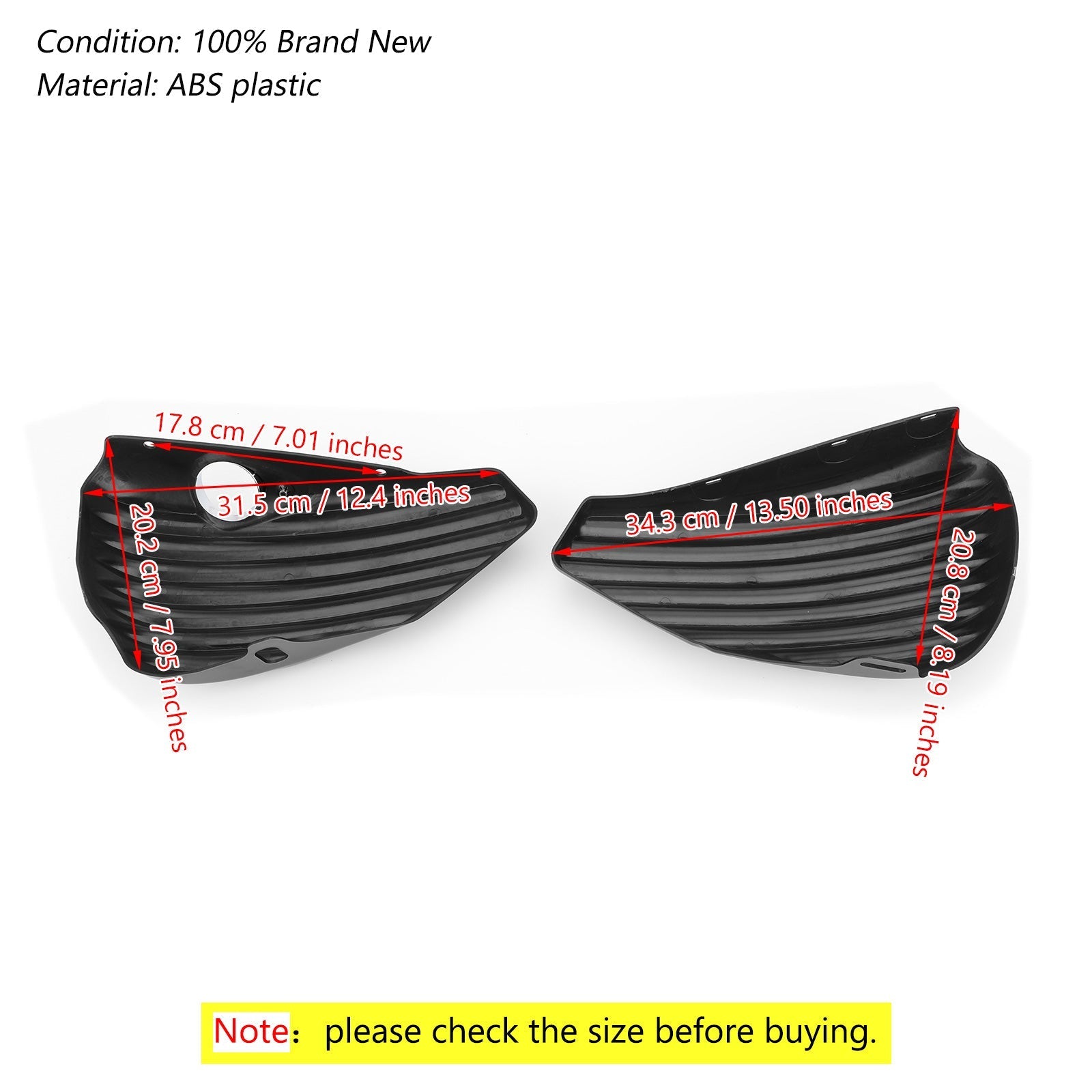2004-2013 Sportster XL883 XL1200 1200 883 48 72 1 Pair Battery Side Cover Generic