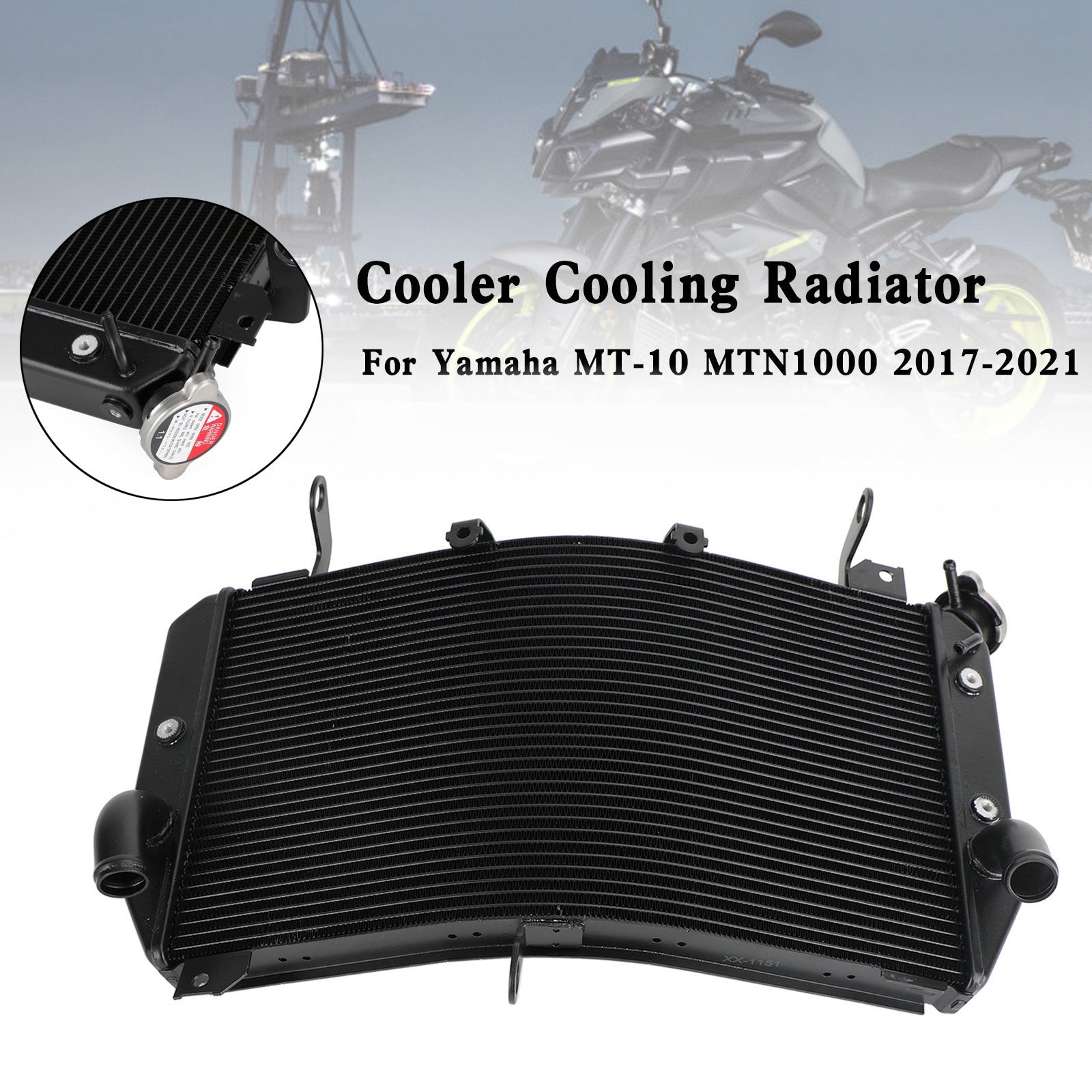 2016-2021 Yamaha FZ10 MT-10 MTN1000 Radiator Cooling Cooler