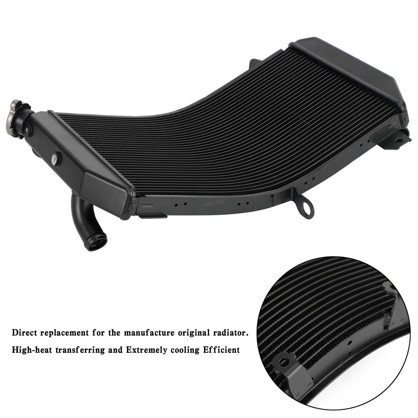2016-2021 Yamaha FZ10 MT-10 MTN1000 Radiator Cooling Cooler