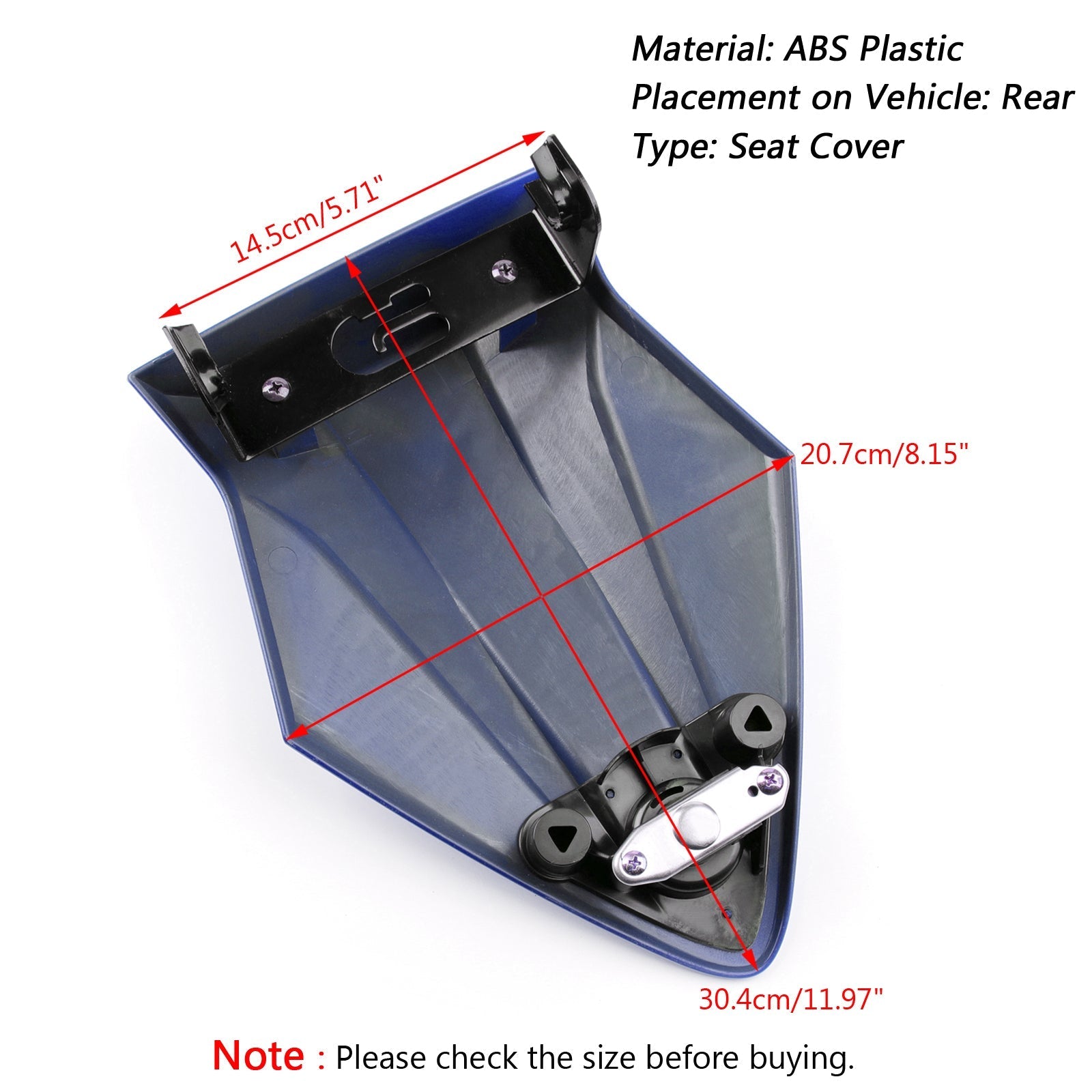2015-2018 BMW S1000RR K46 ABS Plastic Passenger Rear Seat Cowl Cover Generic