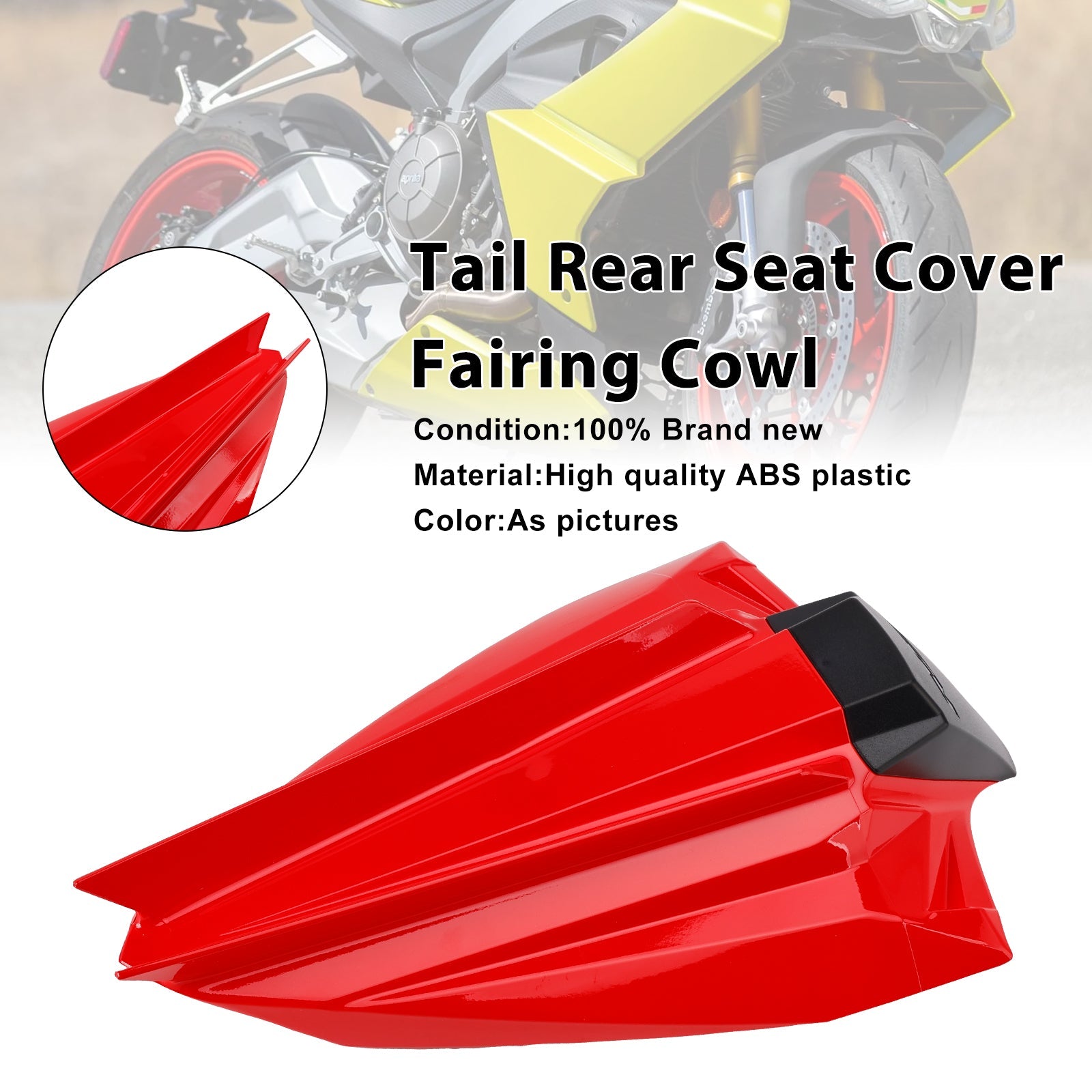 2020-2026 Aprilia RS660 Tuono 660 Rear Seat Cover Fairing Cowl Generic