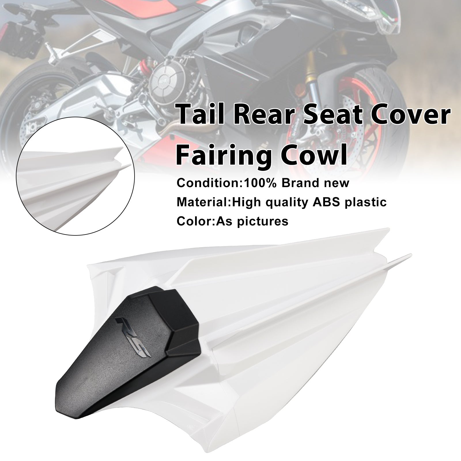 2020-2026 Aprilia RS660 Tuono 660 Rear Seat Cover Fairing Cowl Generic