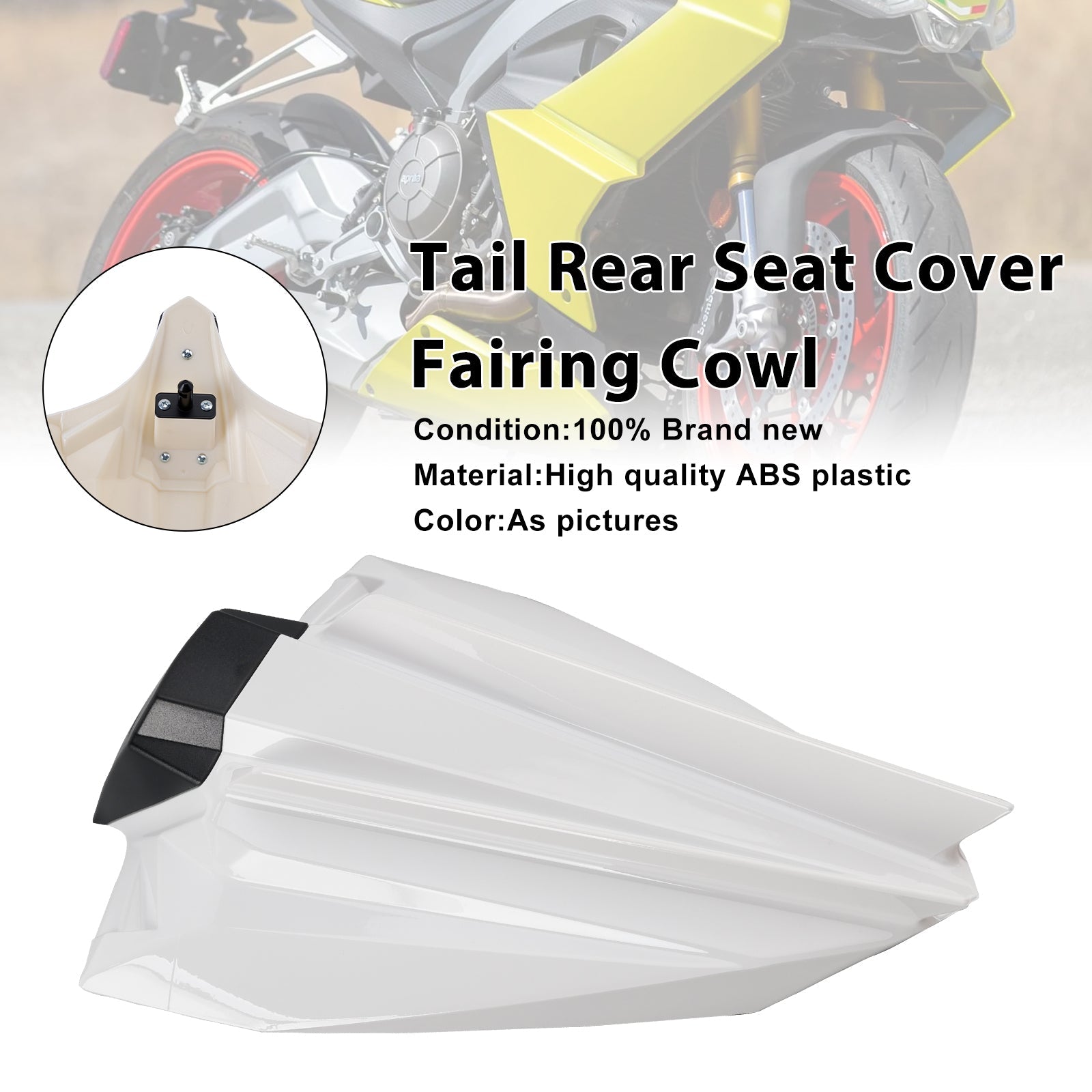 2020-2026 Aprilia RS660 Tuono 660 Rear Seat Cover Fairing Cowl Generic