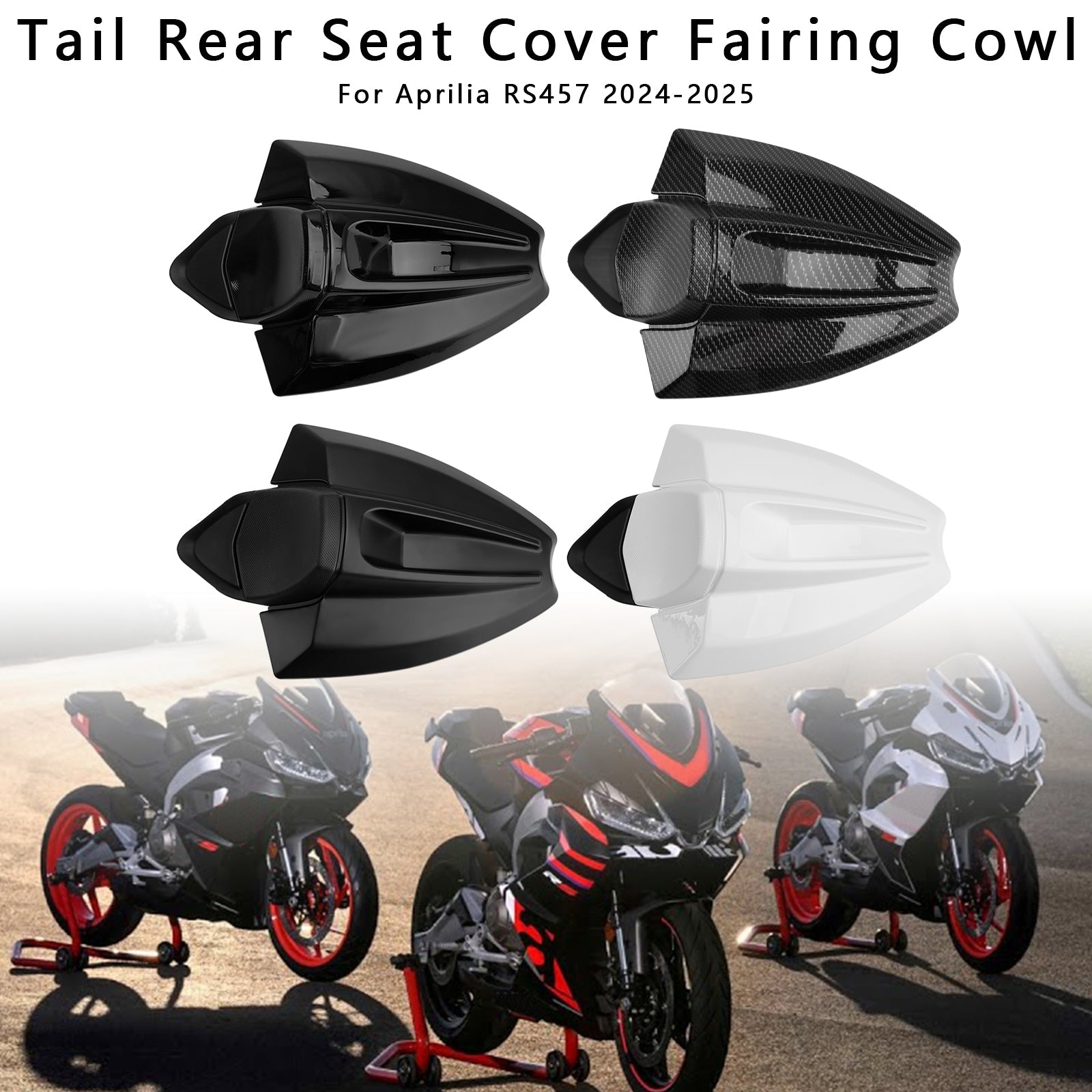 2024-2025 Aprilia RS 457 Tail Rear Seat Cover Fairing Cowl