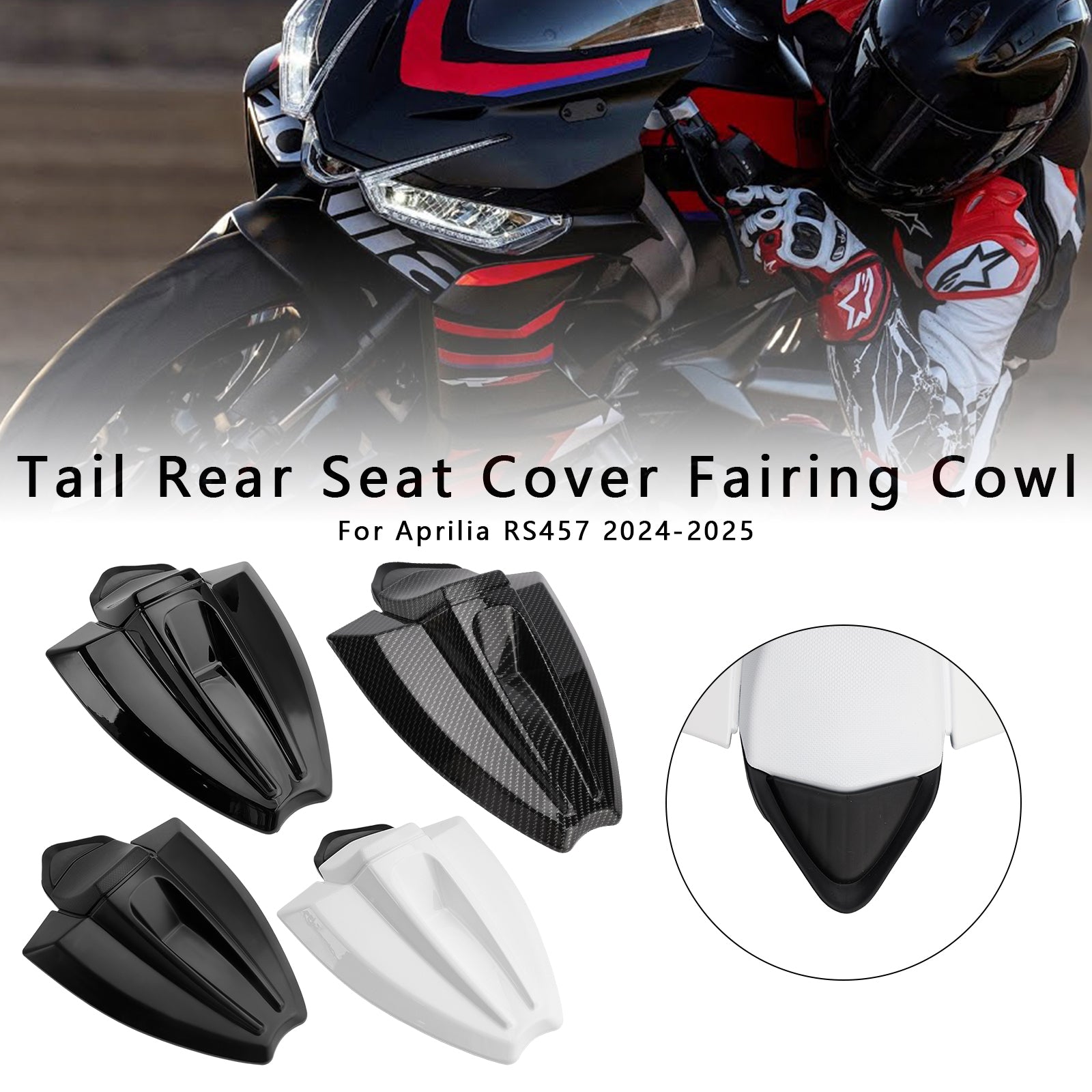 2024-2025 Aprilia RS 457 Tail Rear Seat Cover Fairing Cowl