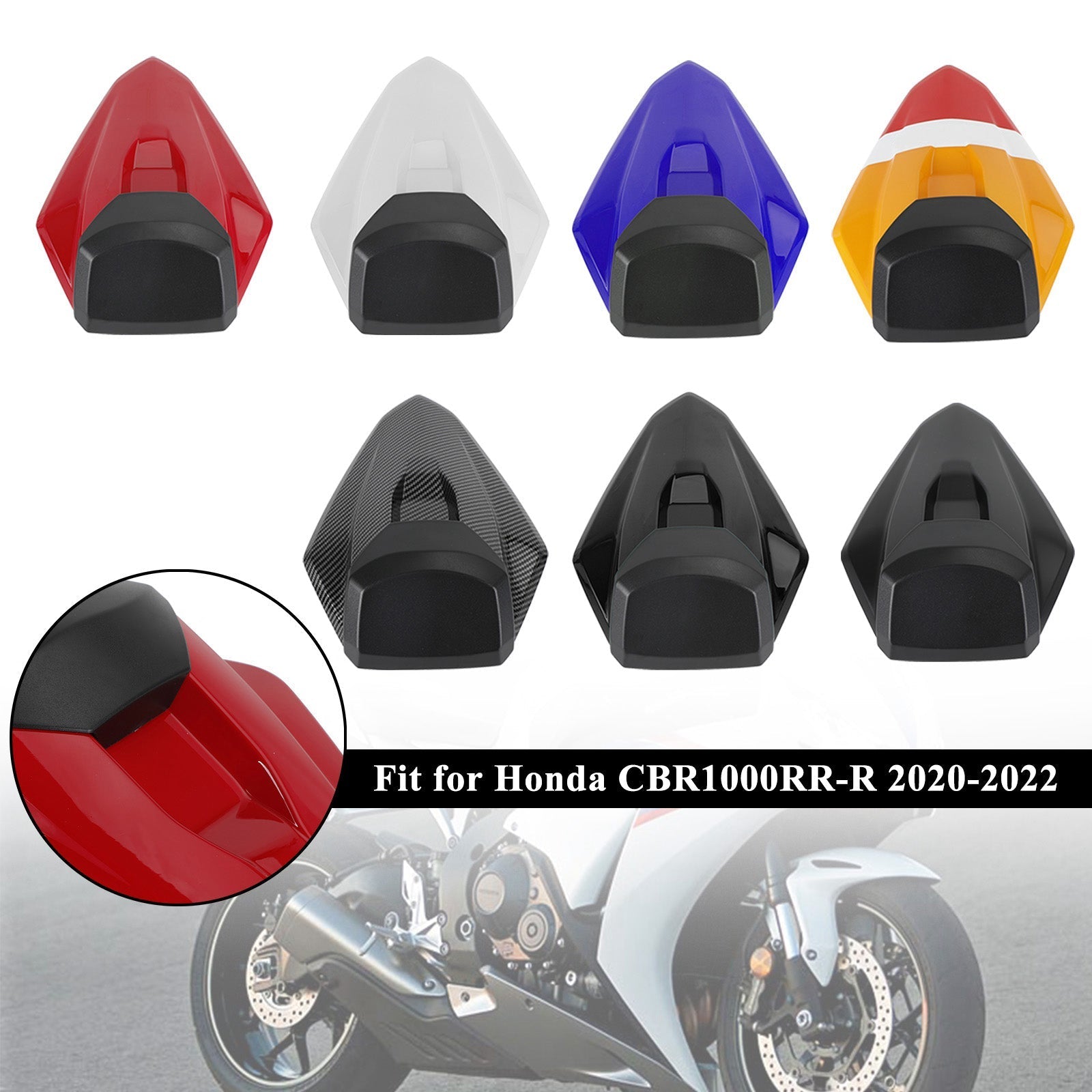 2020-2024 Honda CBR1000RR-R Rear Pillion Seat Cowl & Fairing Cover Generic