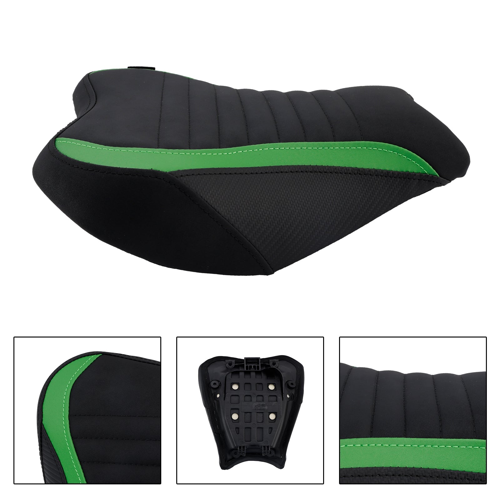 2017-2024 Fit For Kawasaki Ninja Z900 Rider Passenger Seat Front Rear Cushion Green