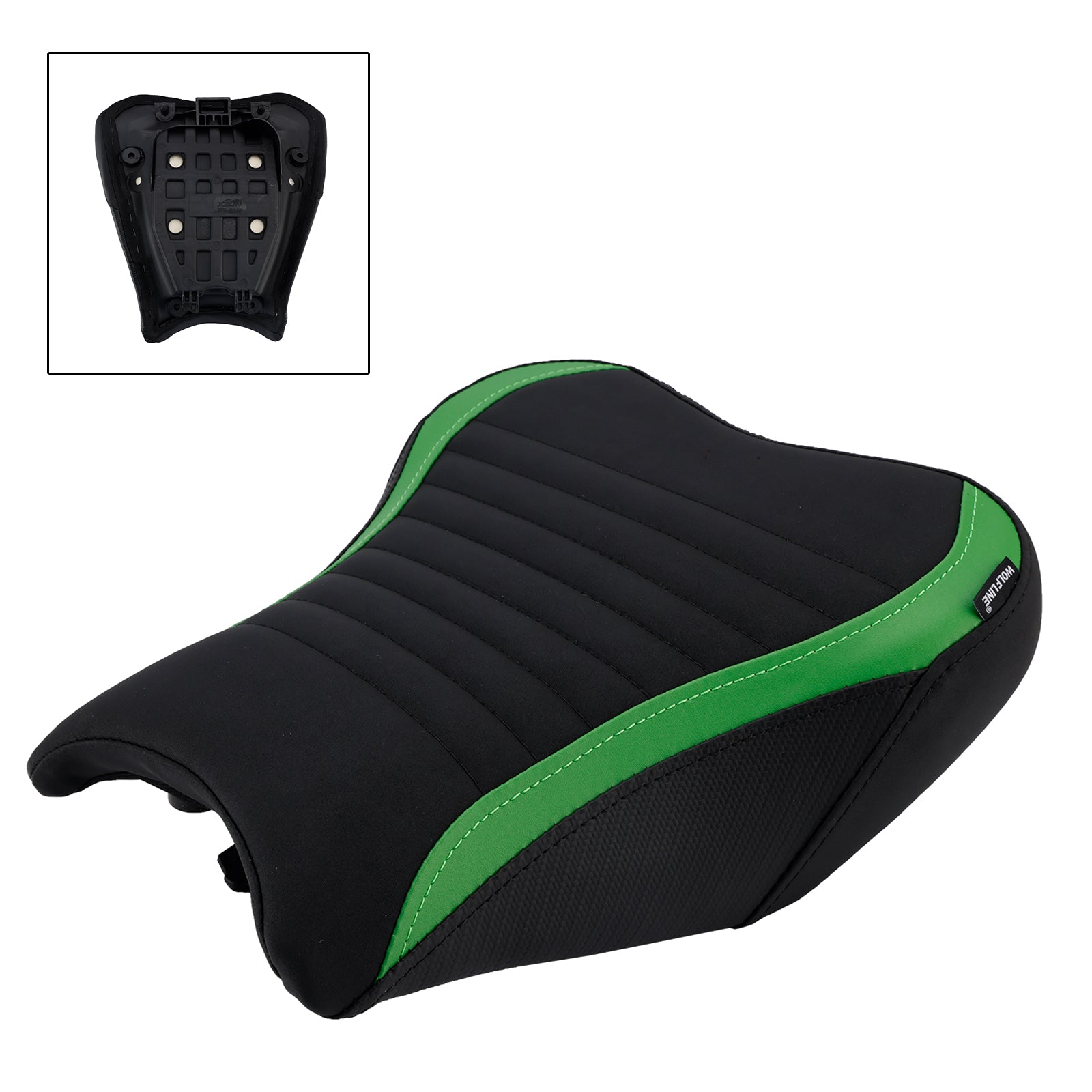 2017-2024 Fit For Kawasaki Ninja Z900 Rider Passenger Seat Front Rear Cushion Green