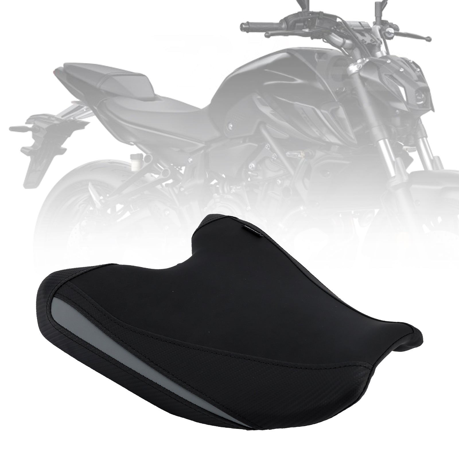 2025+ Yamaha Mt-07 Mt 07 Fz-07 Front Raider Seat Driver Cushion Pu Black