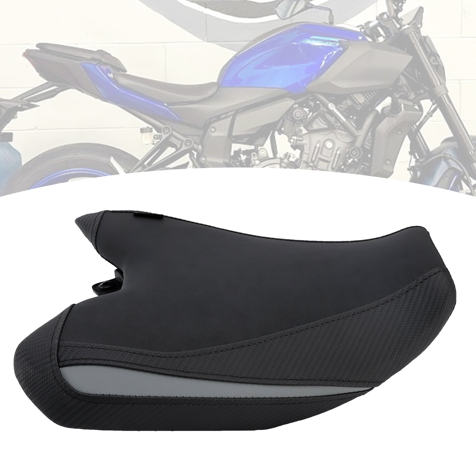 2025+ Yamaha Mt-07 Mt 07 Fz-07 Front Raider Seat Driver Cushion Pu Black
