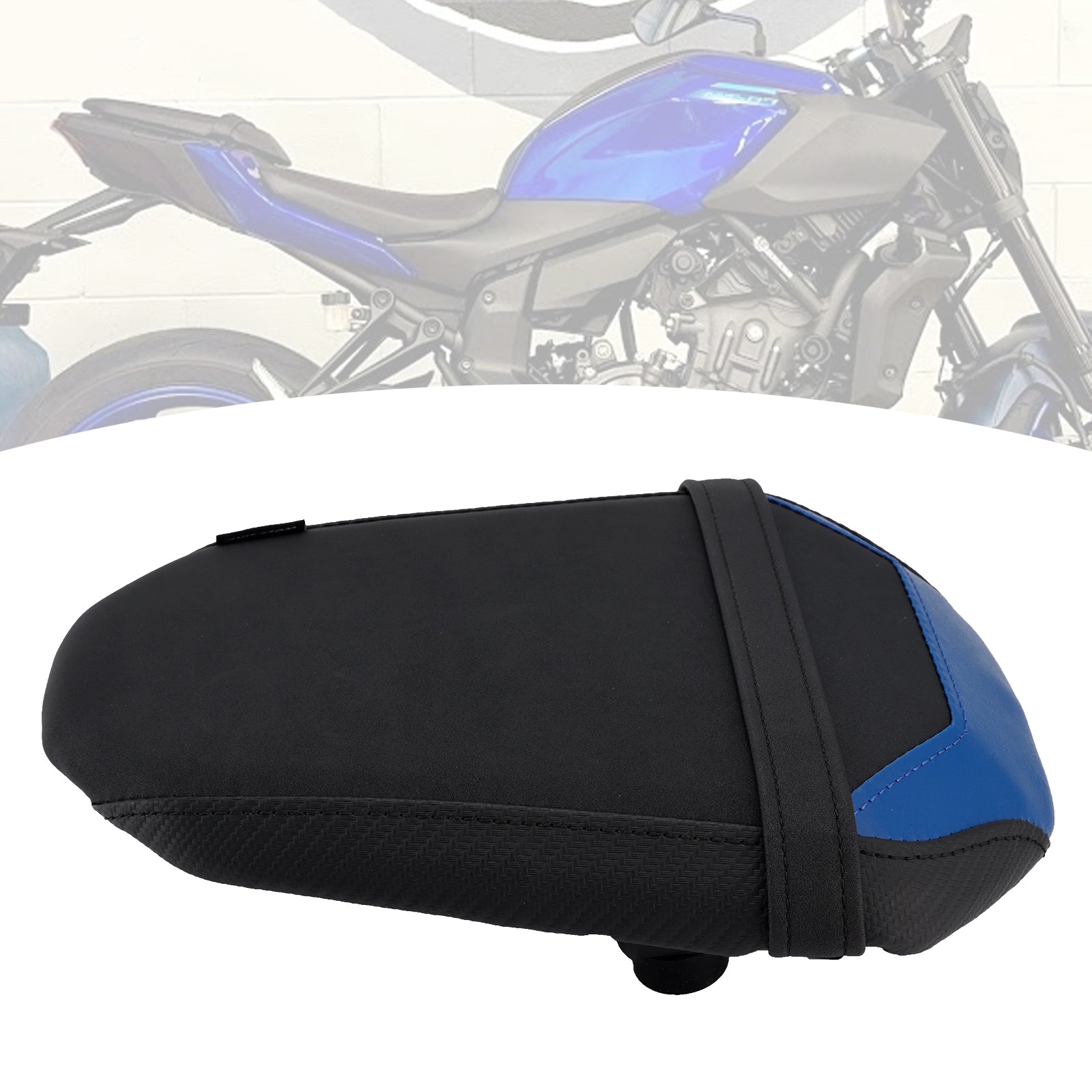 2025+ Yamaha Mt-07 Fz-07 Fz 07 Rear Seat Passenger Cushion Flat Pu Black