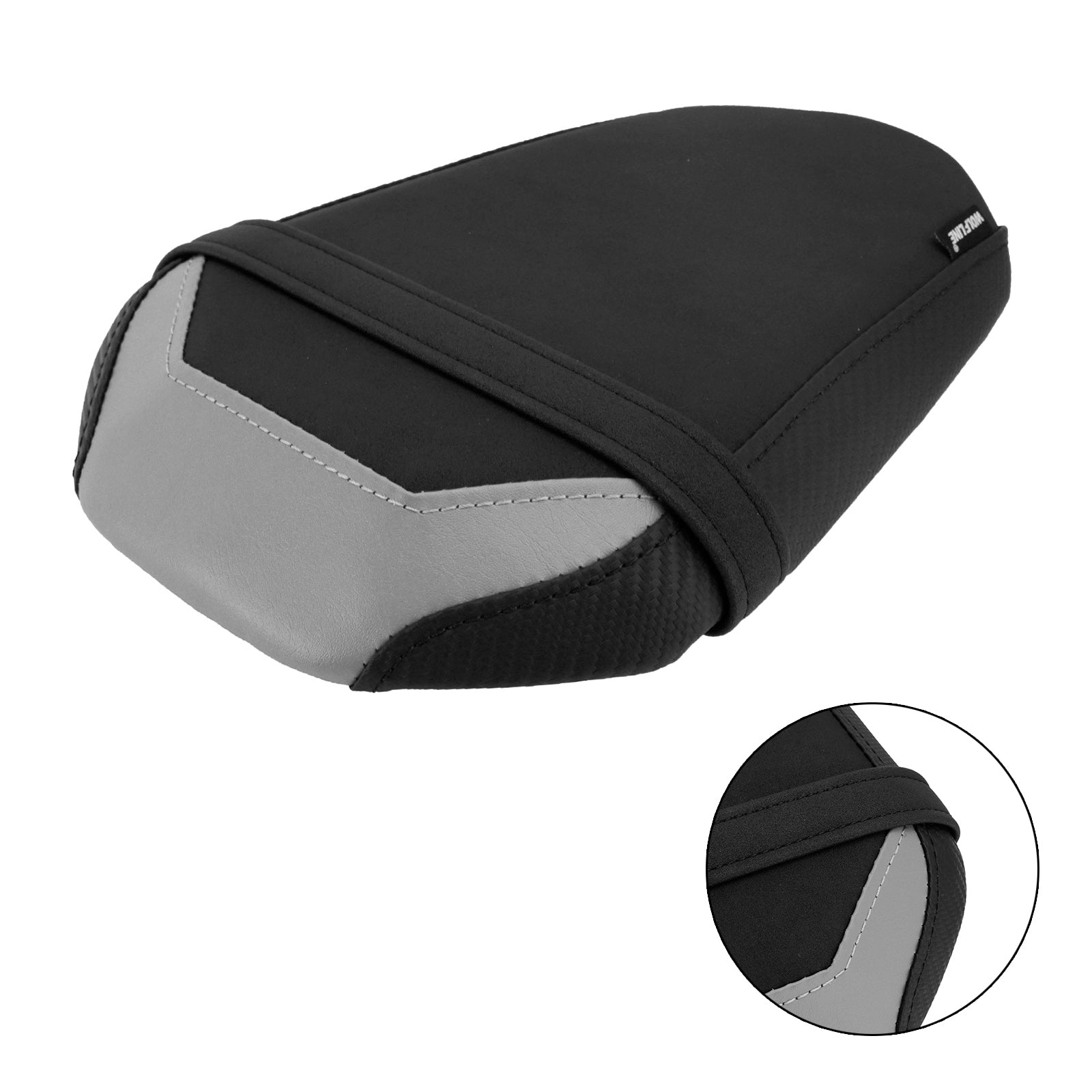 2025+ Yamaha Mt-07 Fz-07 Fz 07 Rear Seat Passenger Cushion Flat Pu Black