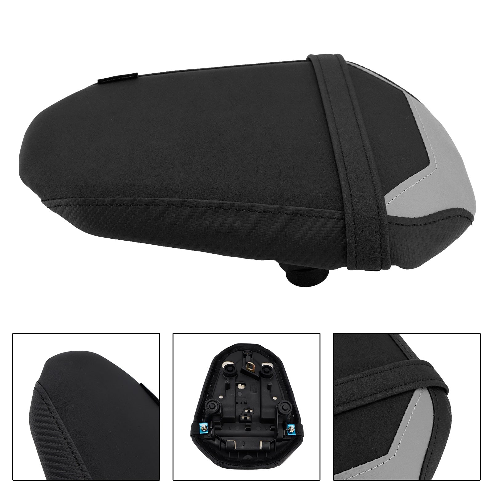 2025+ Yamaha Mt-07 Fz-07 Fz 07 Rear Seat Passenger Cushion Flat Pu Black