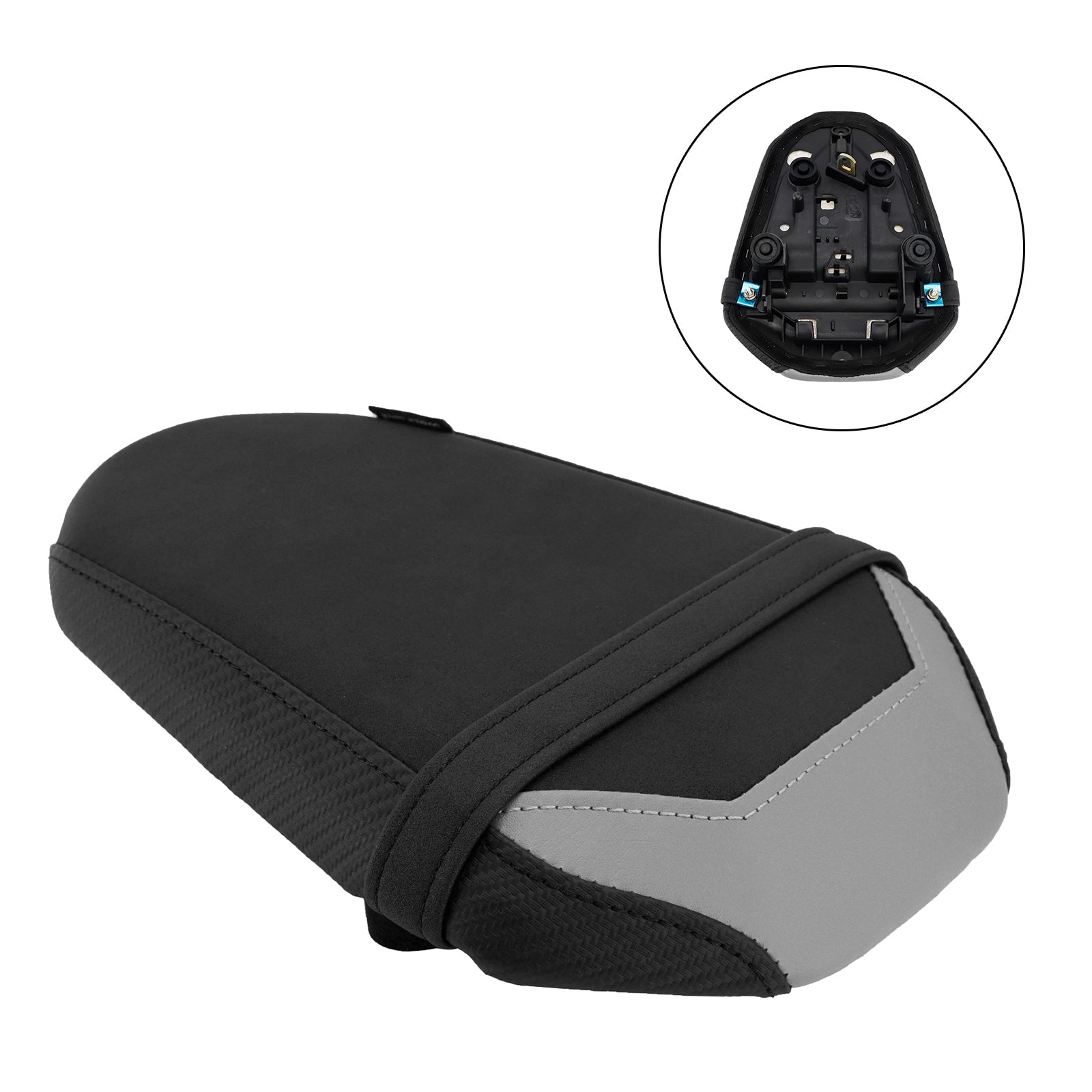 2025+ Yamaha Mt-07 Fz-07 Fz 07 Rear Seat Passenger Cushion Flat Pu Black