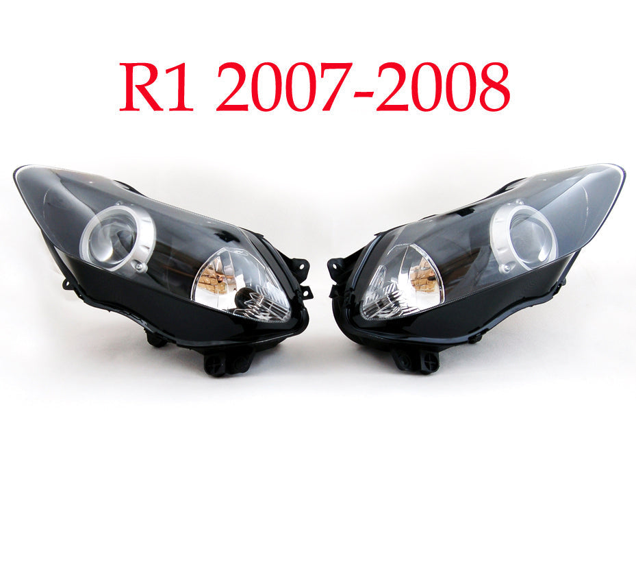 2003-2005 Yamaha R6 Motorcycle Headlight Assembly clear Generic