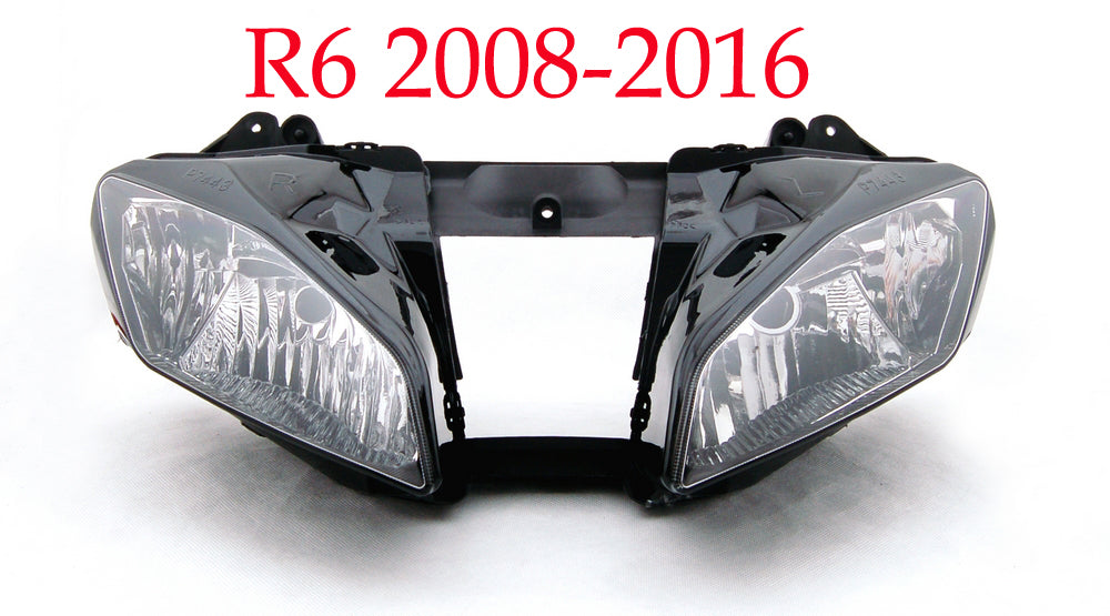 2006-2007 Yamaha R6 Motorcycle Headlight Assembly clear Generic