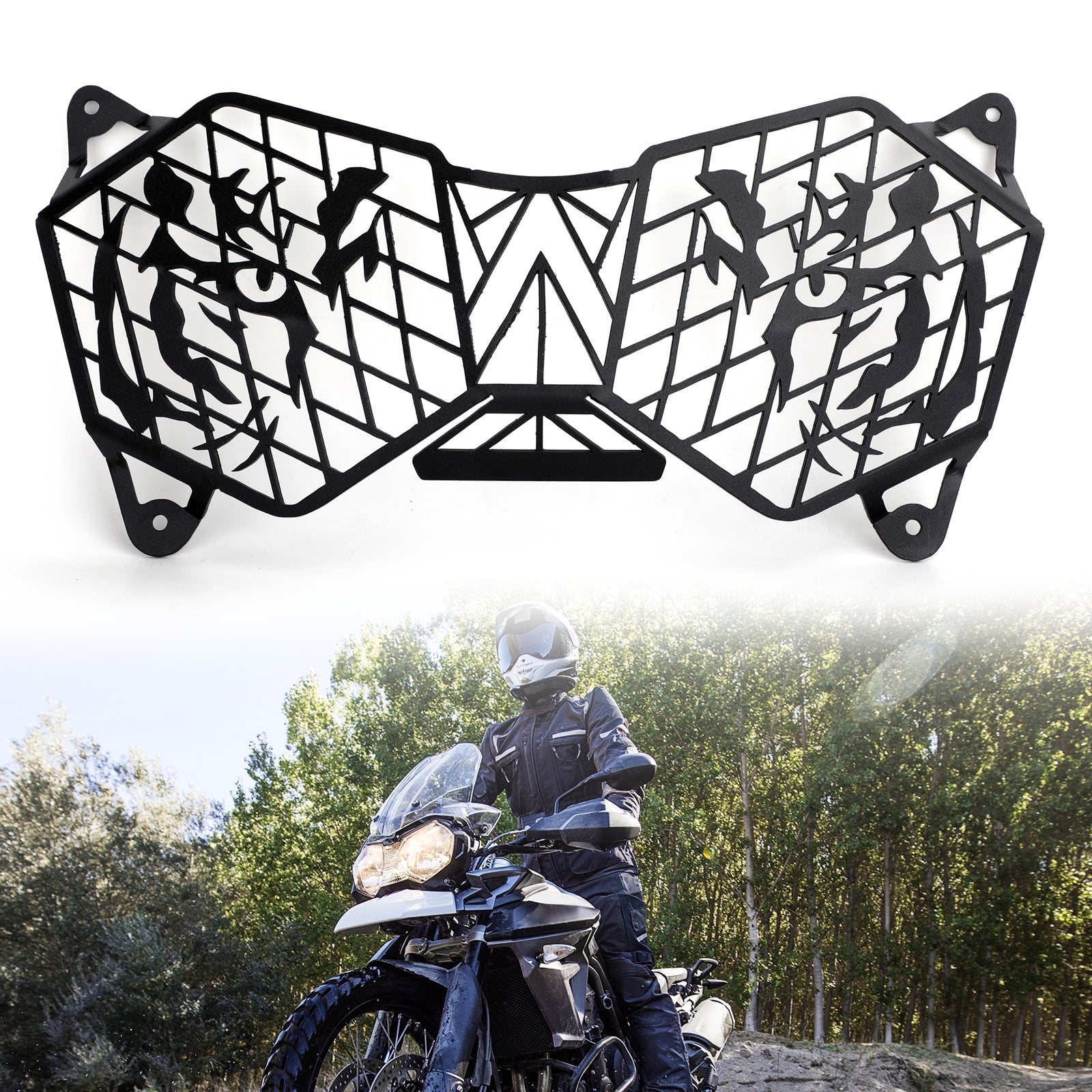Headlight Guard Protector For Triumph Tiger 1200 &amp; 1200XC Explorer 2012-2017