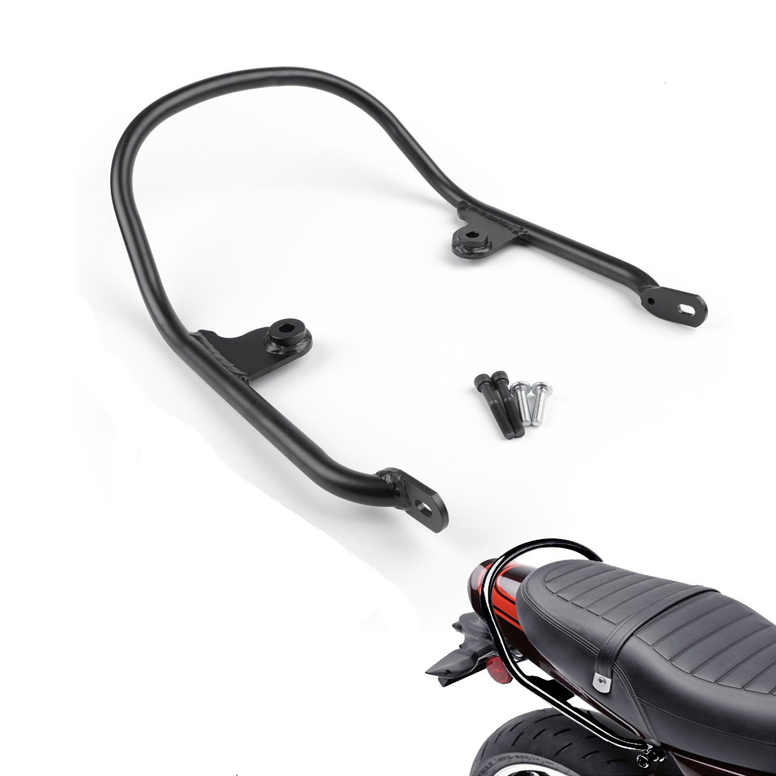 2018 2019 2020 Kawasaki Z900RS / Cafe Large Passenger Rear Seat Hand Handle Grab Bar Rail