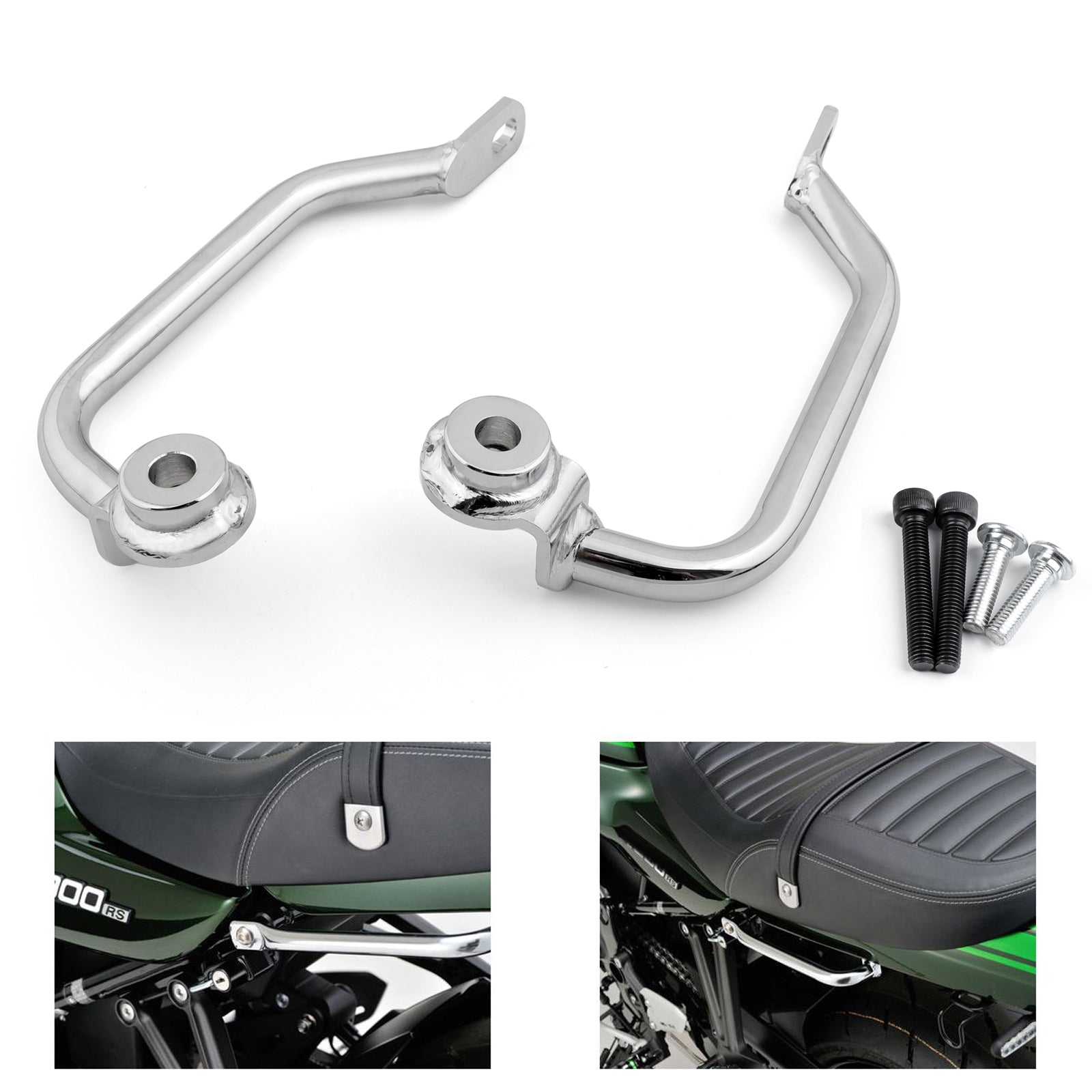 2017-2018 Kawasaki Z900RS Passenger Rear Seat Handle Grab Bar Hand Rail Generic