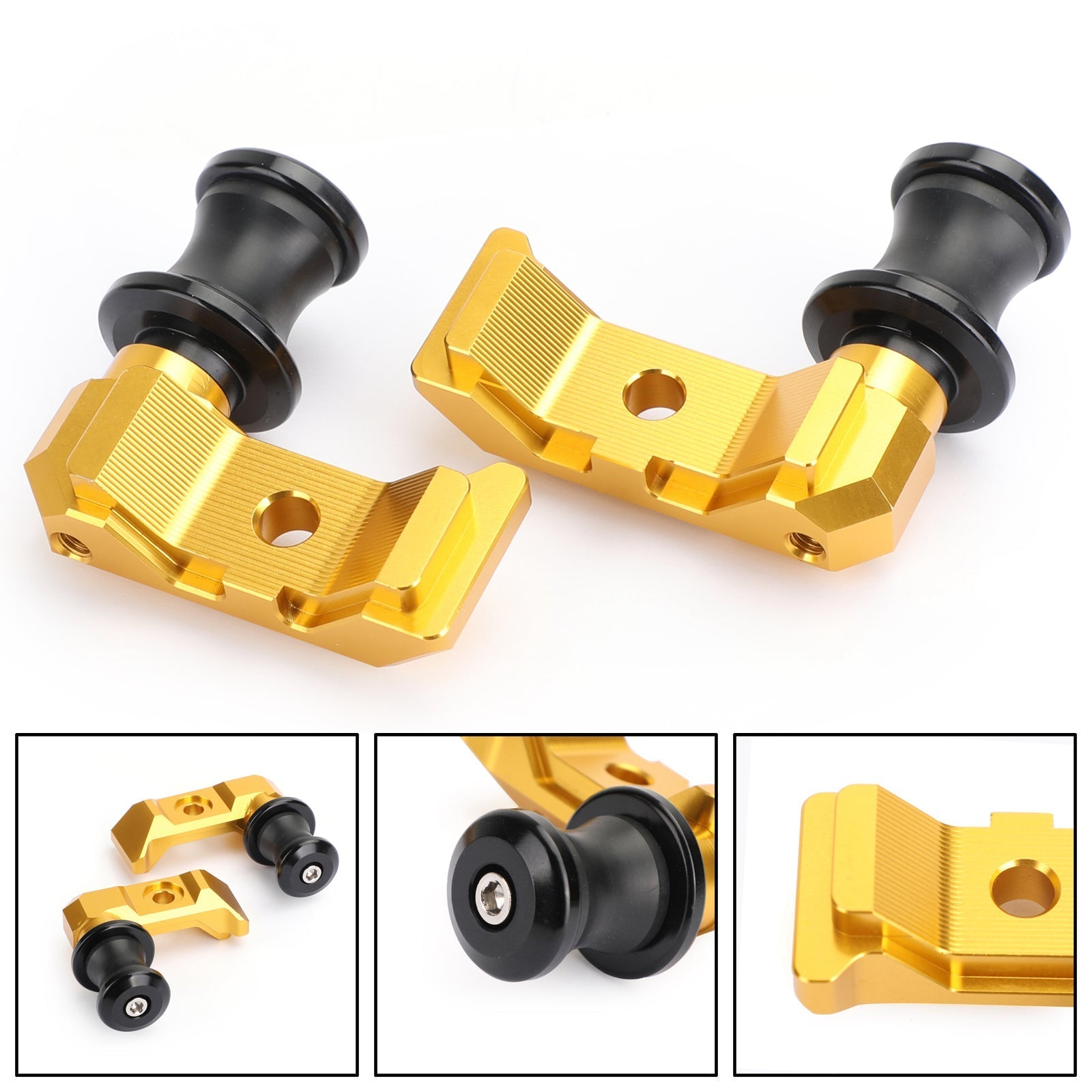 2014-2018 AMAHA MT-07 FZ-07 CNC Chain Adjuster Block W/Swingarm Spools Slider YGeneric