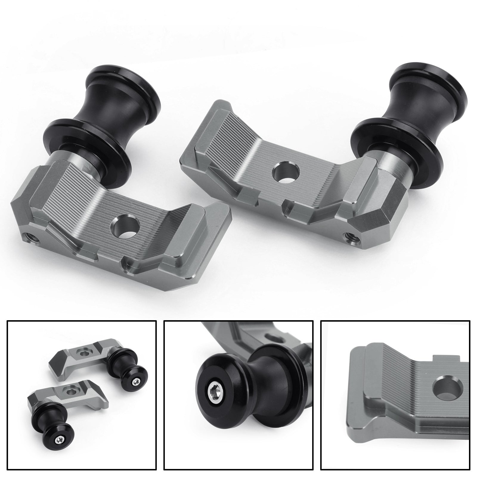 2014-2018 AMAHA MT-07 FZ-07 CNC Chain Adjuster Block W/Swingarm Spools Slider YGeneric