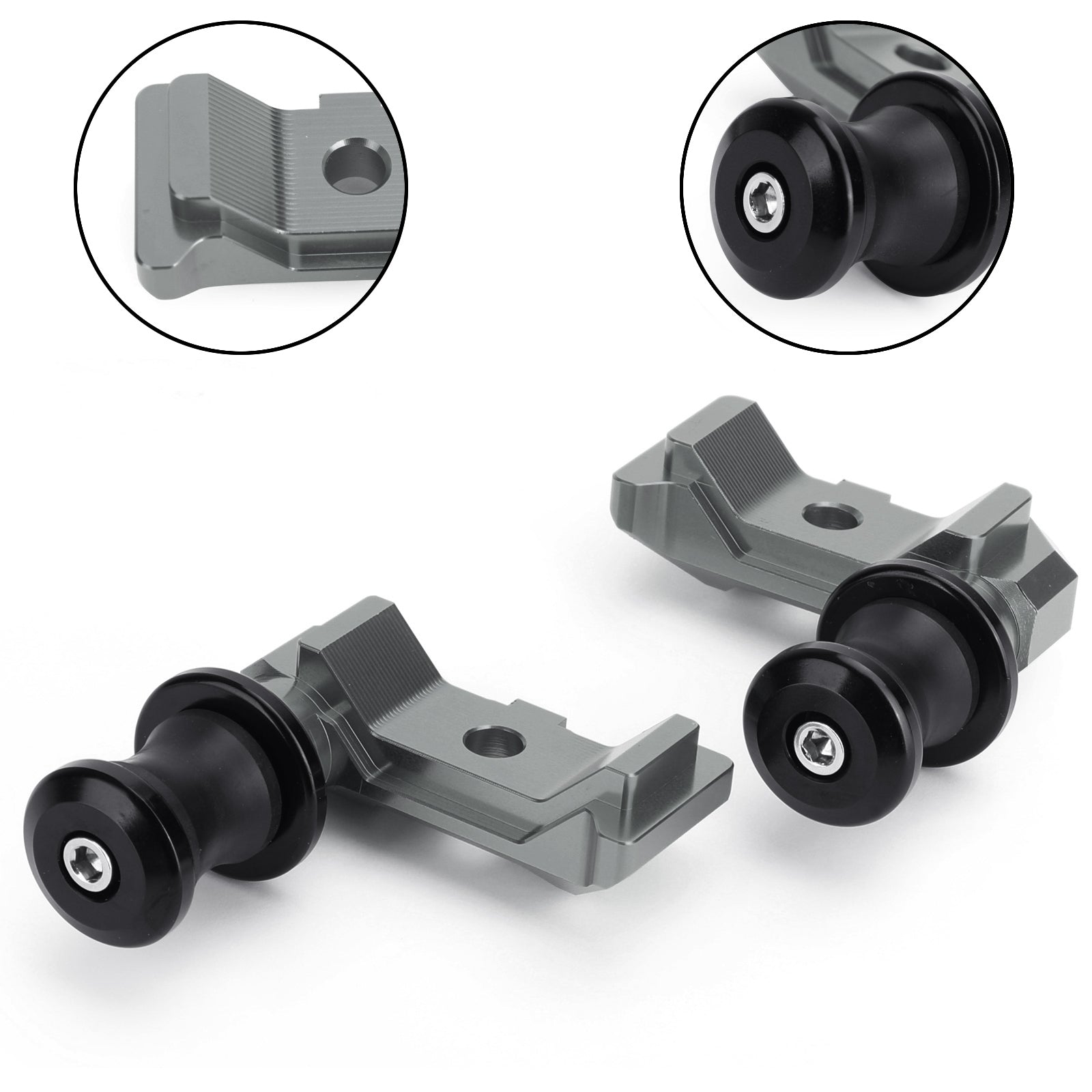 2014-2018 AMAHA MT-07 FZ-07 CNC Chain Adjuster Block W/Swingarm Spools Slider YGeneric