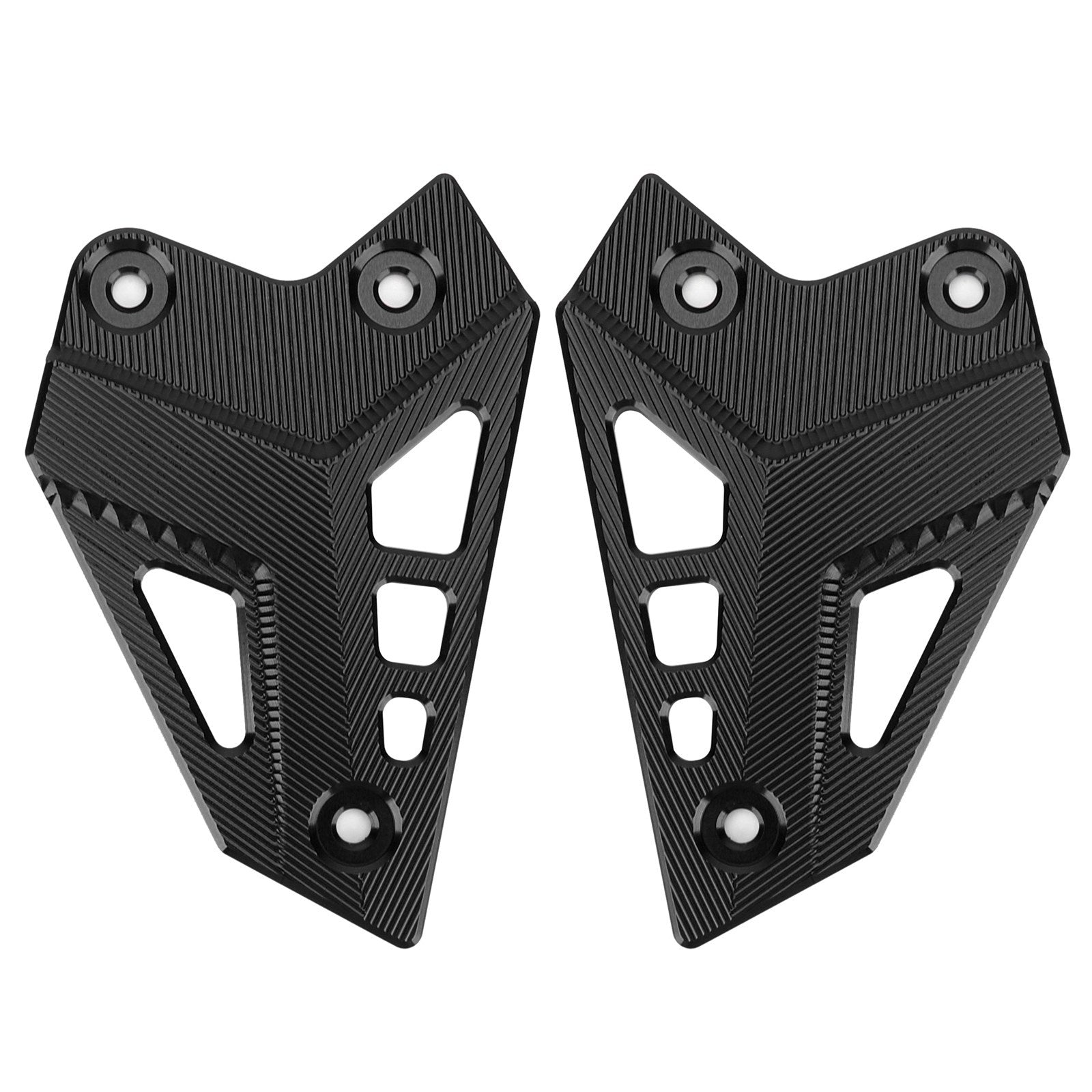 2017-2020 Kawasaki Z900 ZR900 CNC Aluminum Heel Guards Rearset Plates Generic