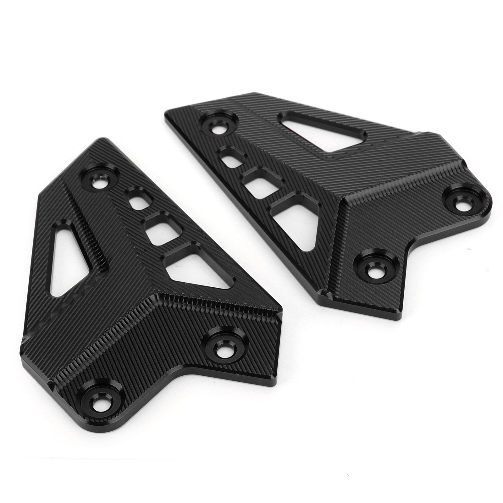 2017-2020 Kawasaki Z900 ZR900 CNC Aluminum Heel Guards Rearset Plates Generic