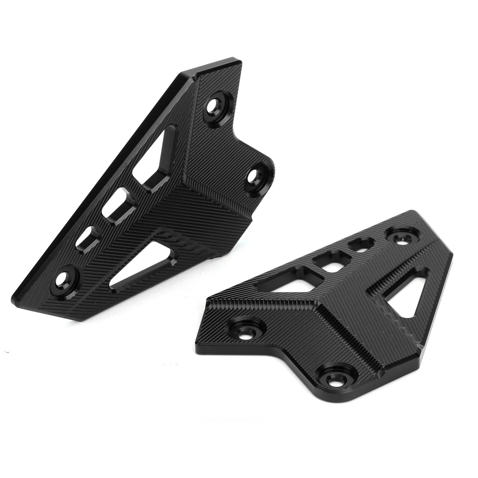 2017-2020 Kawasaki Z900 ZR900 CNC Aluminum Heel Guards Rearset Plates Generic