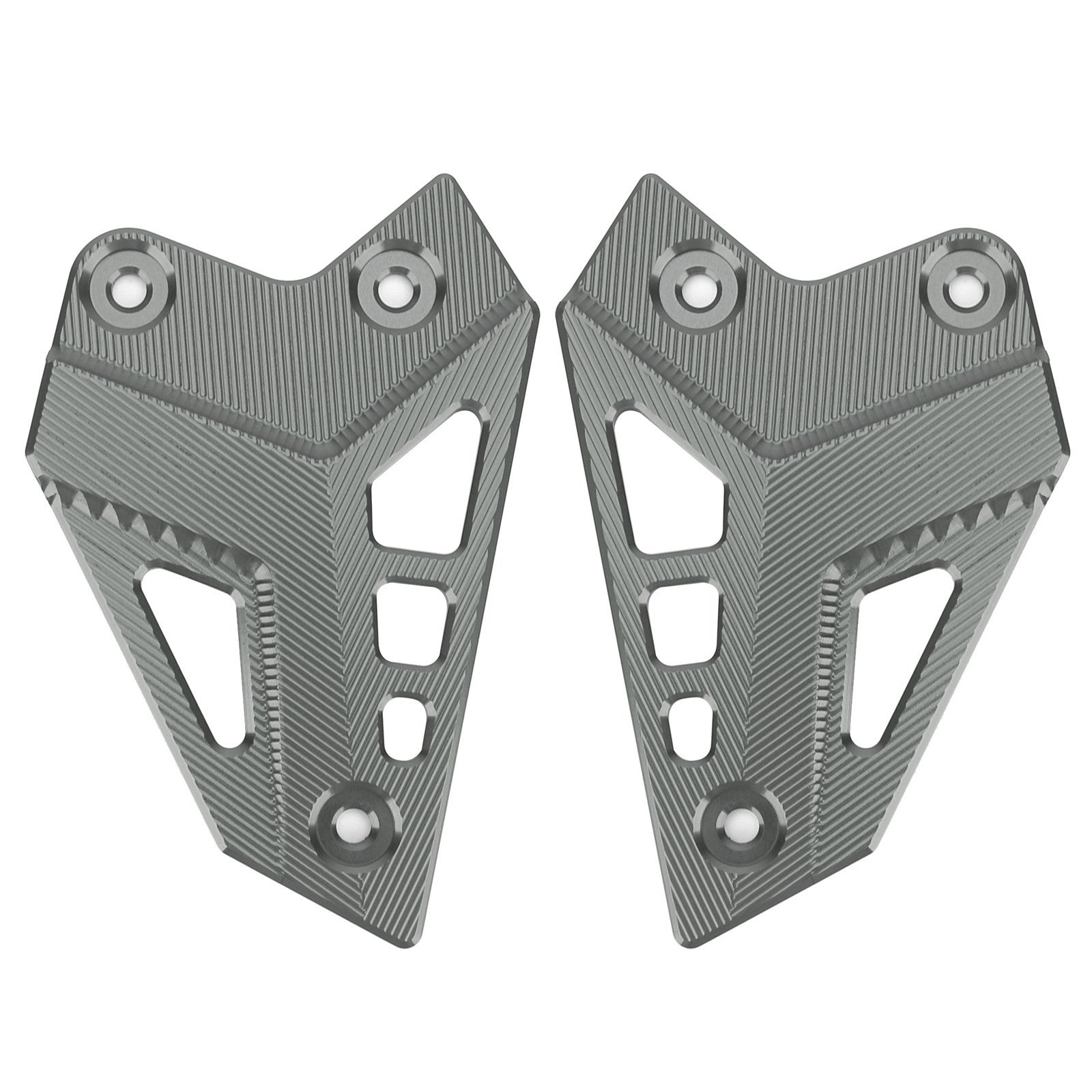 2017-2020 Kawasaki Z900 ZR900 CNC Aluminum Heel Guards Rearset Plates Generic