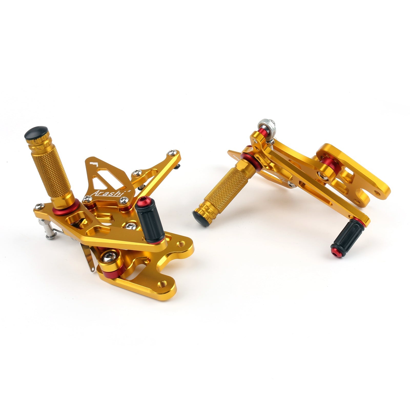 Racing Adjustable Rearsets Foot Pegs For Suzuki GSXR1000 GSX-R1000 2007-2008