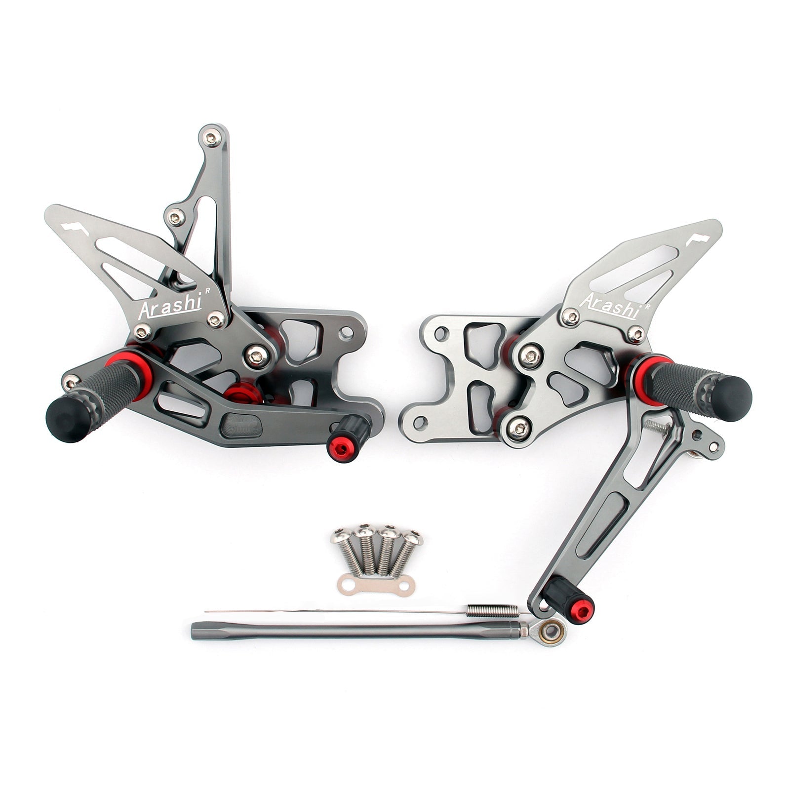 Racing Adjustable Rearsets Foot Pegs For Suzuki GSXR1000 GSX-R1000 2007-2008
