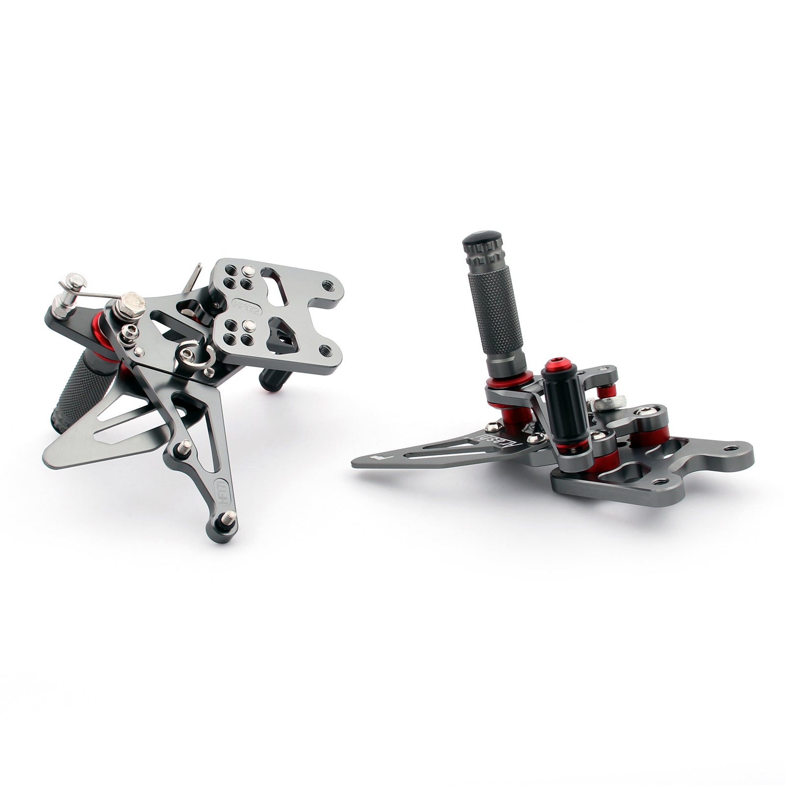 Racing Adjustable Rearsets Foot Pegs For Suzuki GSXR1000 GSX-R1000 2007-2008