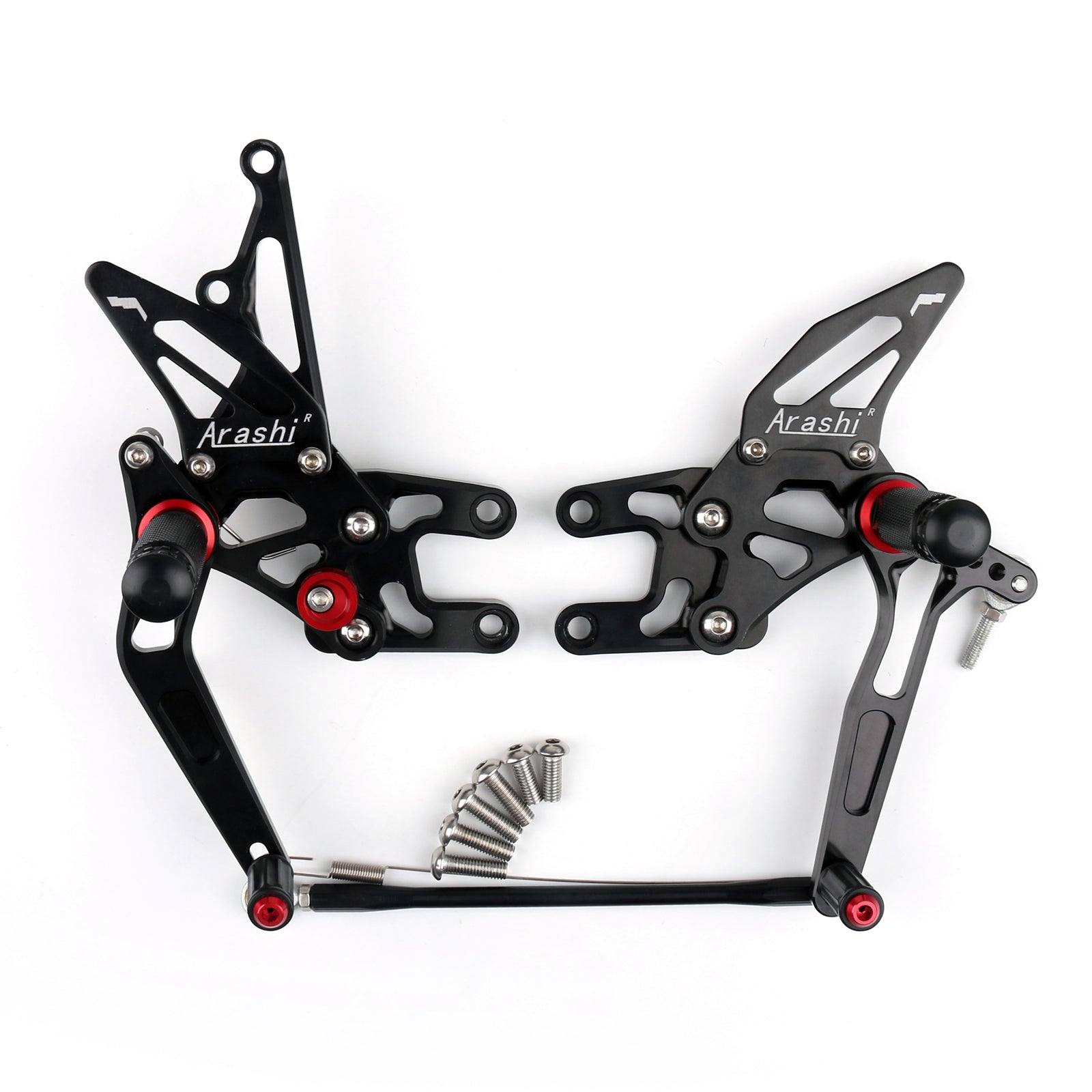 2004-2005 Kawasaki ZX10R ZX 10R Rearset Rear set Footpegs Adjustable Generic