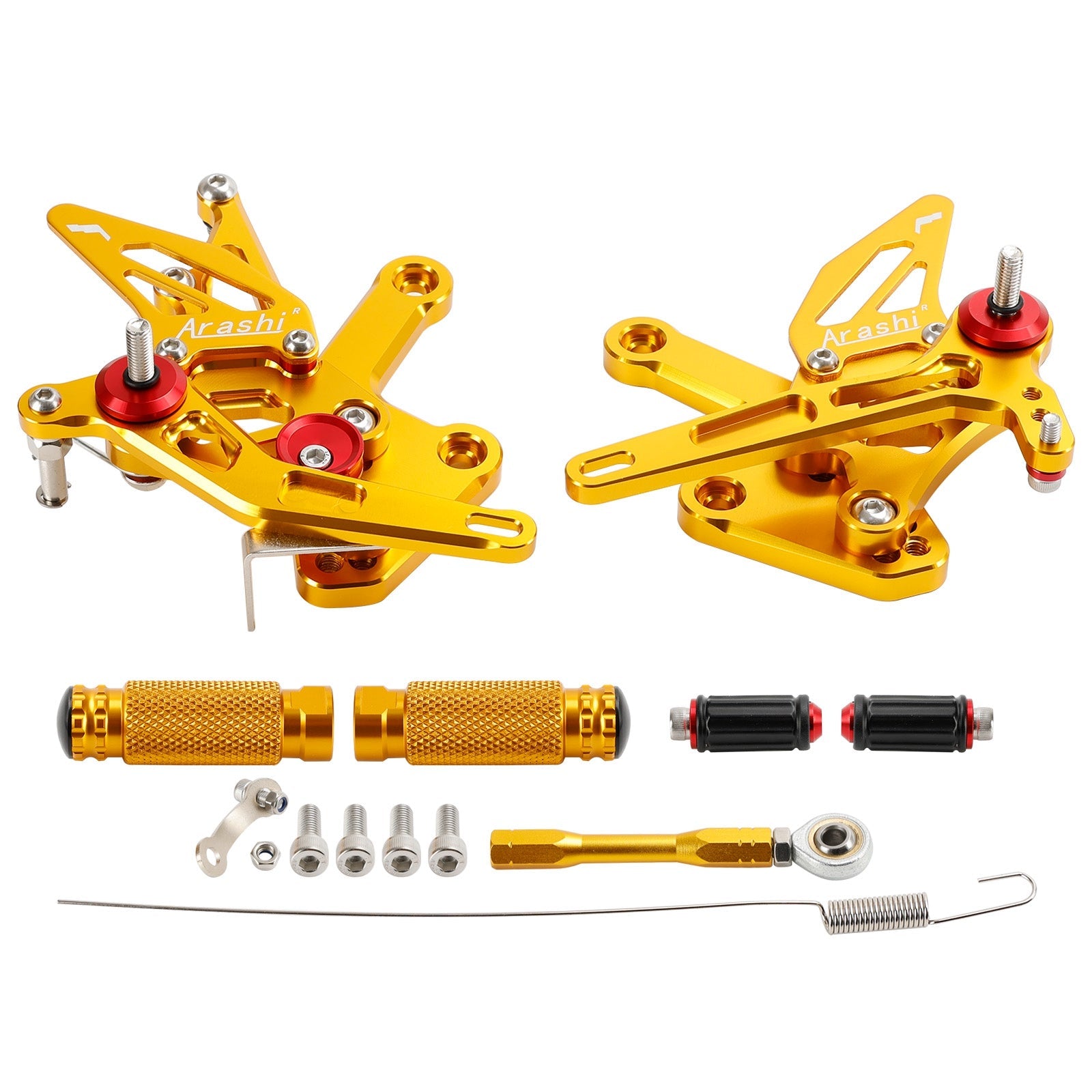 2022-2024 Kawasaki Ninja ZX-4RR Racing Adjustable Rearsets Foot Pegs