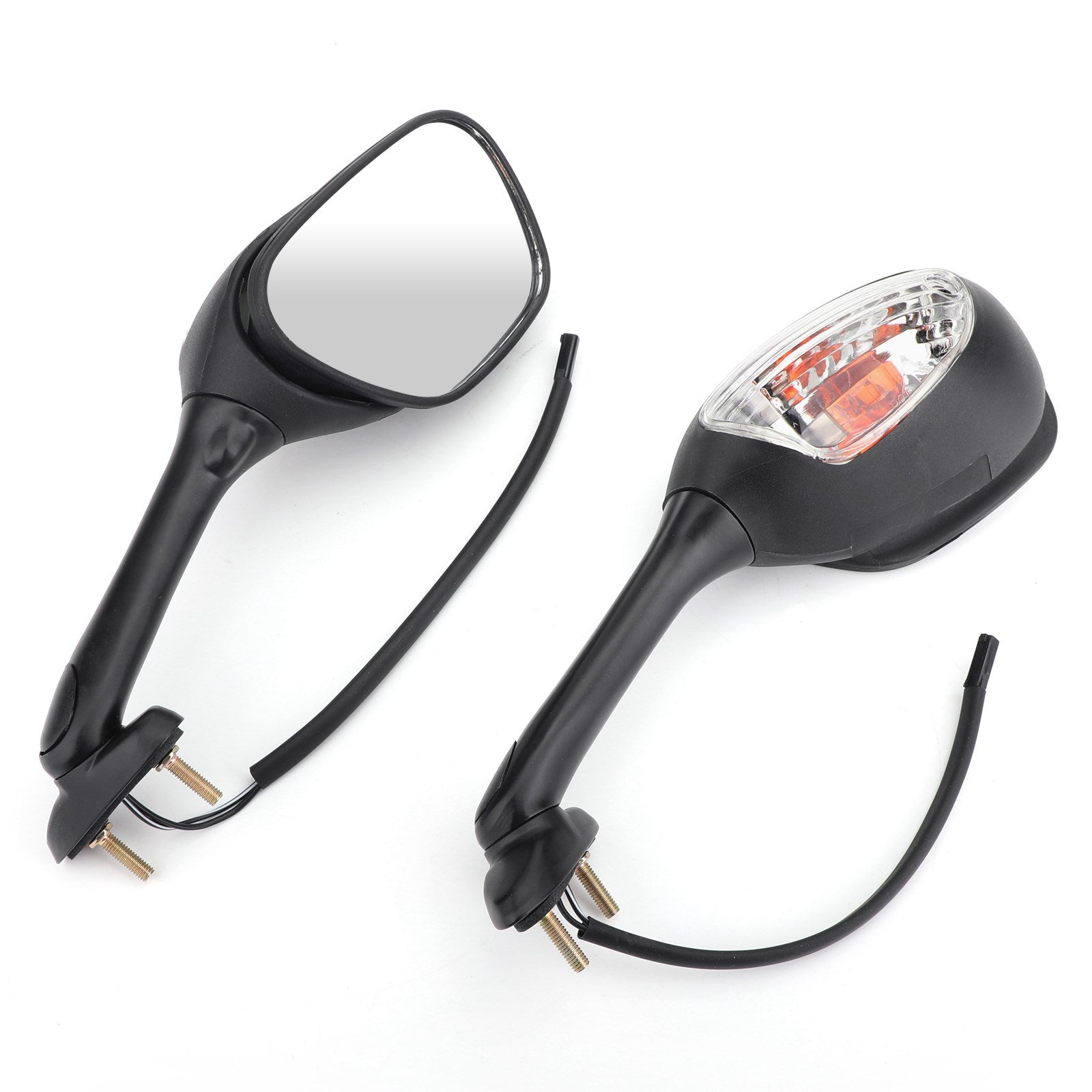 2002-2015 Suzuki GSXR600 GSX-R750 GSXR1000 Rearview Mirrors w/Turn Signals
