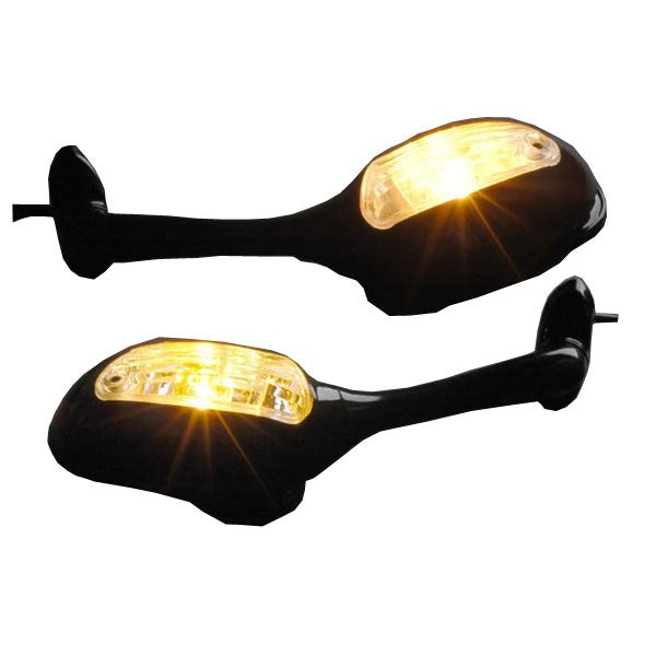2002-2015 Suzuki GSXR600 GSX-R750 GSXR1000 Rearview Mirrors w/Turn Signals