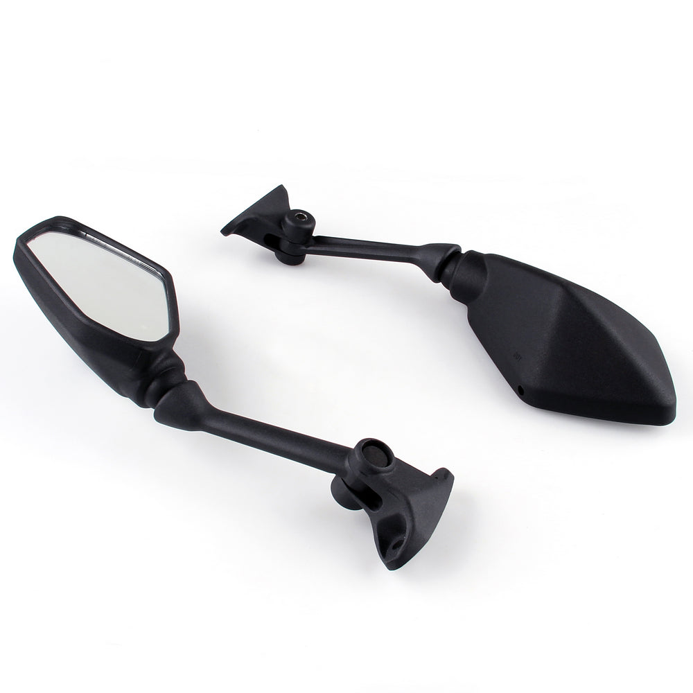 2009-2011 Kawasaki Ninja ZX6R Racing Mirror Mirrors Black Generic