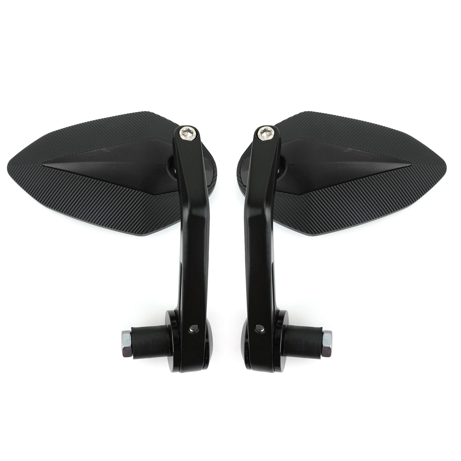 CNC Motorcycle 7/8 Handle Bar End Rearview Side Mirrors For Bobber Cafe Racer Generic