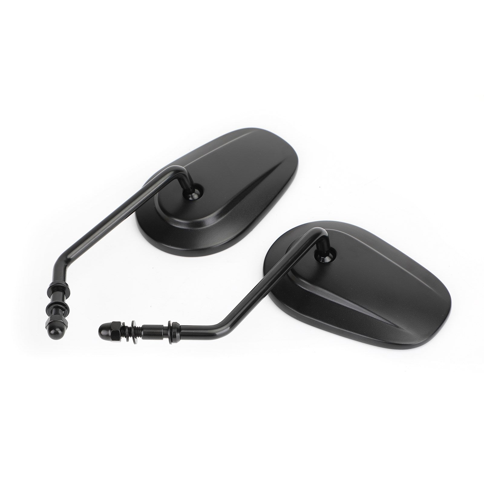 Rear View Mirrors Pair Chrome For Harley Road Street Glide Softail XL883 1200