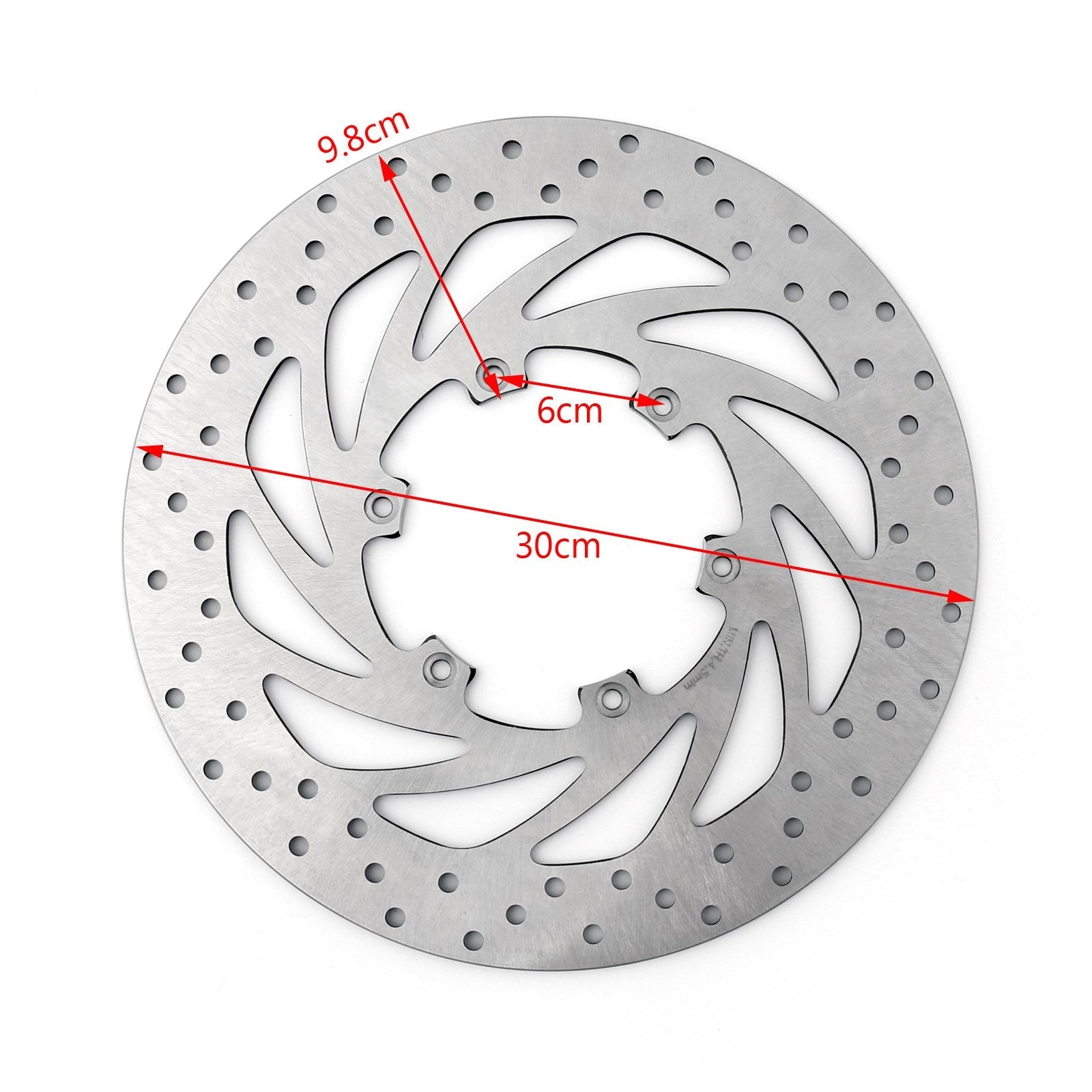 2009 BMW G650GS 1-cyl.-Chain drive Front Rotor Brake Disc