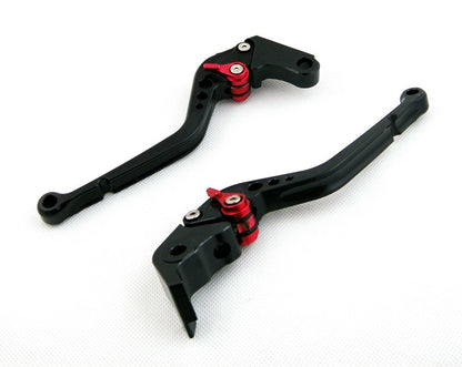 Long Brake Clutch Levers For Yamaha FJR 1300 2003 Buell 1125R 1125CR Black