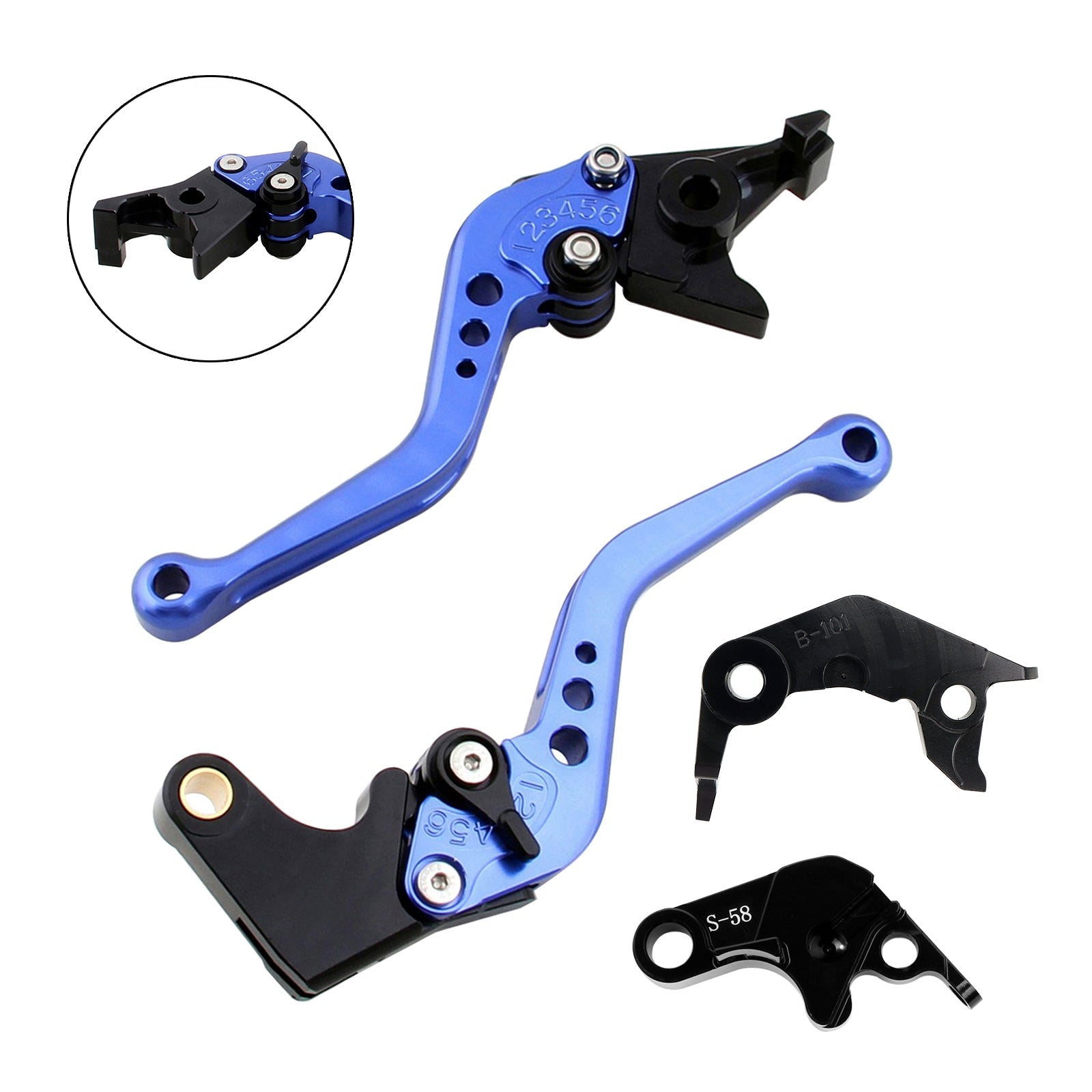 NEW Short Clutch Brake Lever fit for YAMAHA YZF R7 MT-10/SP FZ-10/SP 2022-23