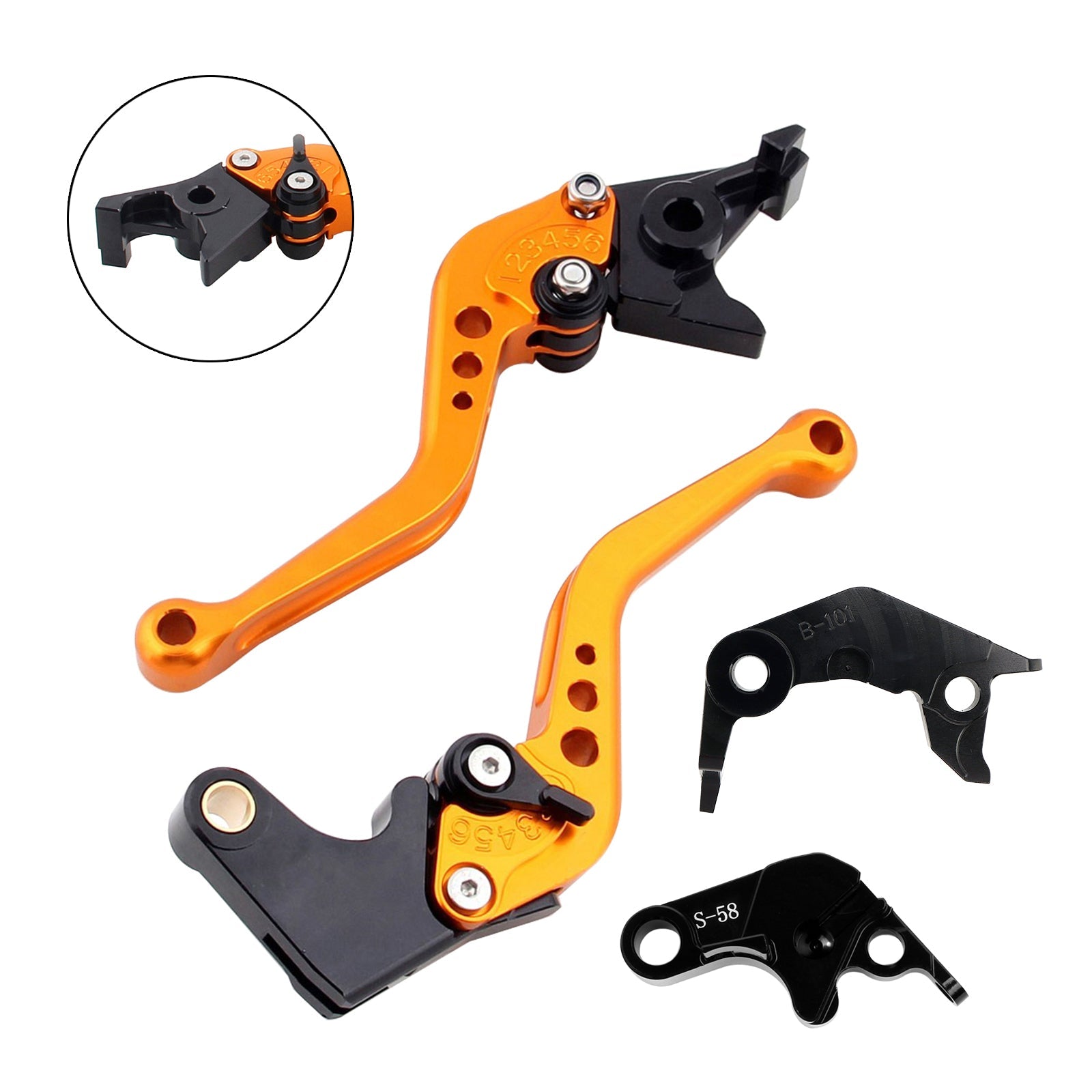 NEW Short Clutch Brake Lever fit for YAMAHA YZF R7 MT-10/SP FZ-10/SP 2022-23